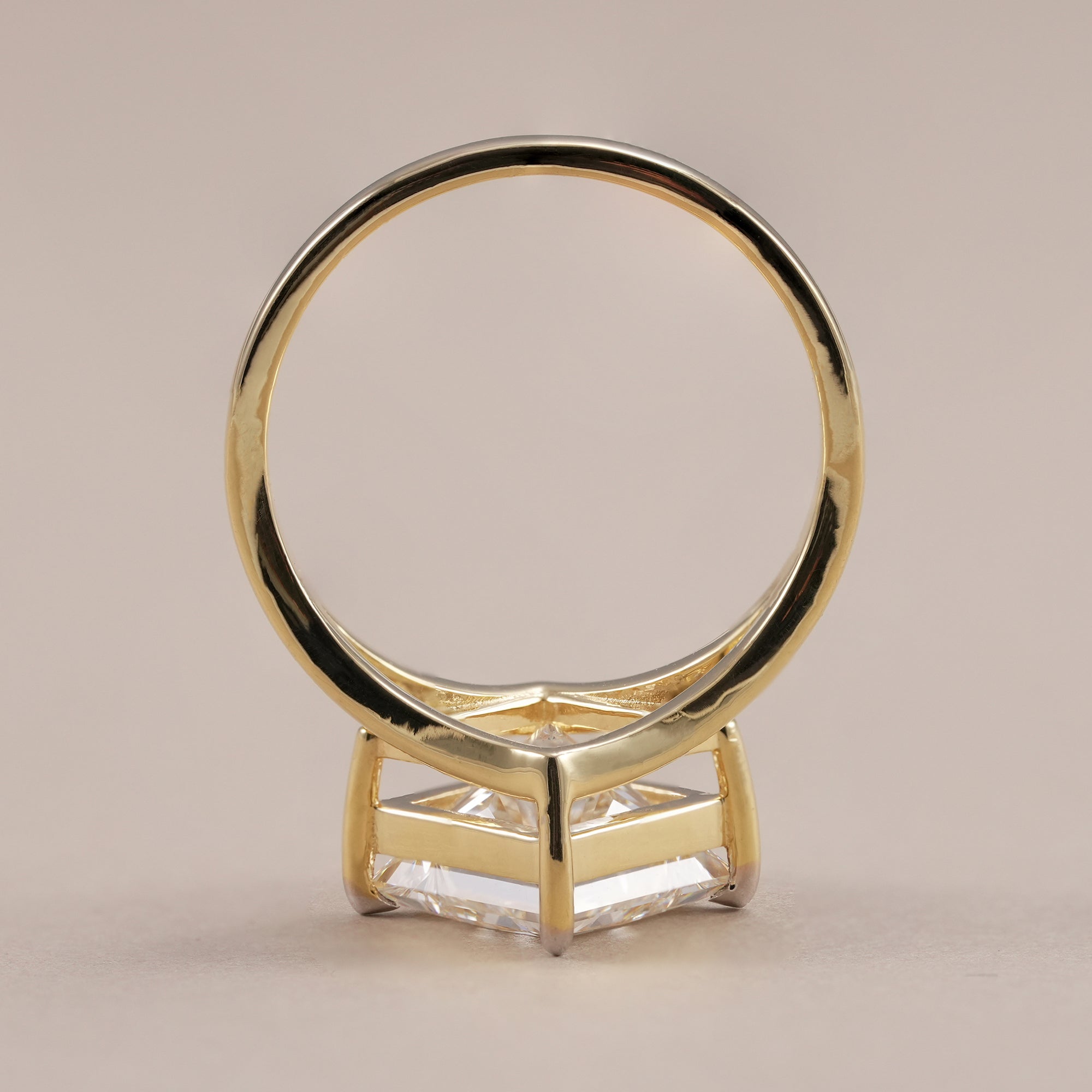 IGI Certified Princess Lab Grown Diamond Solitaire Ring