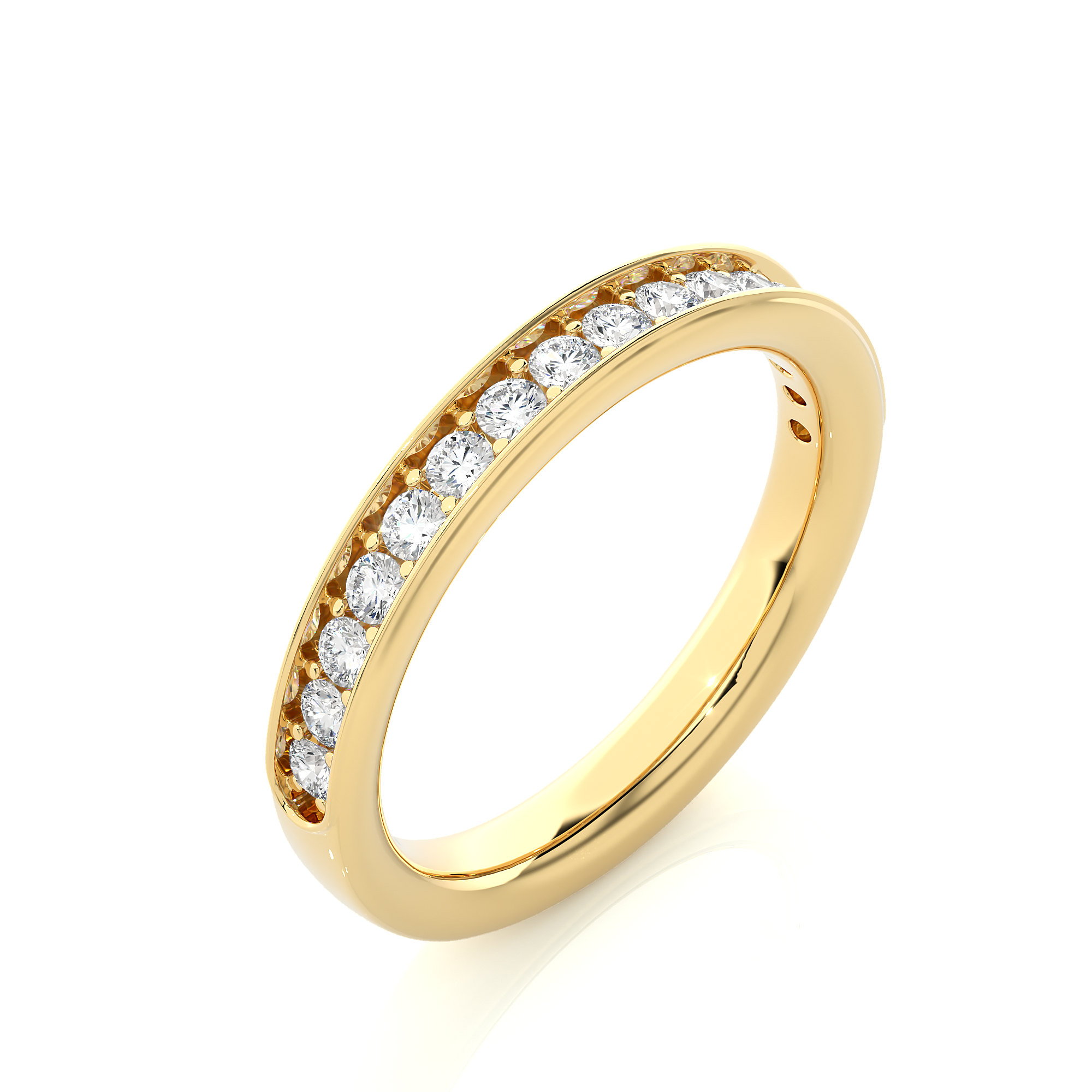 Channel Set Lab Grown Diamond Eternity Ring
