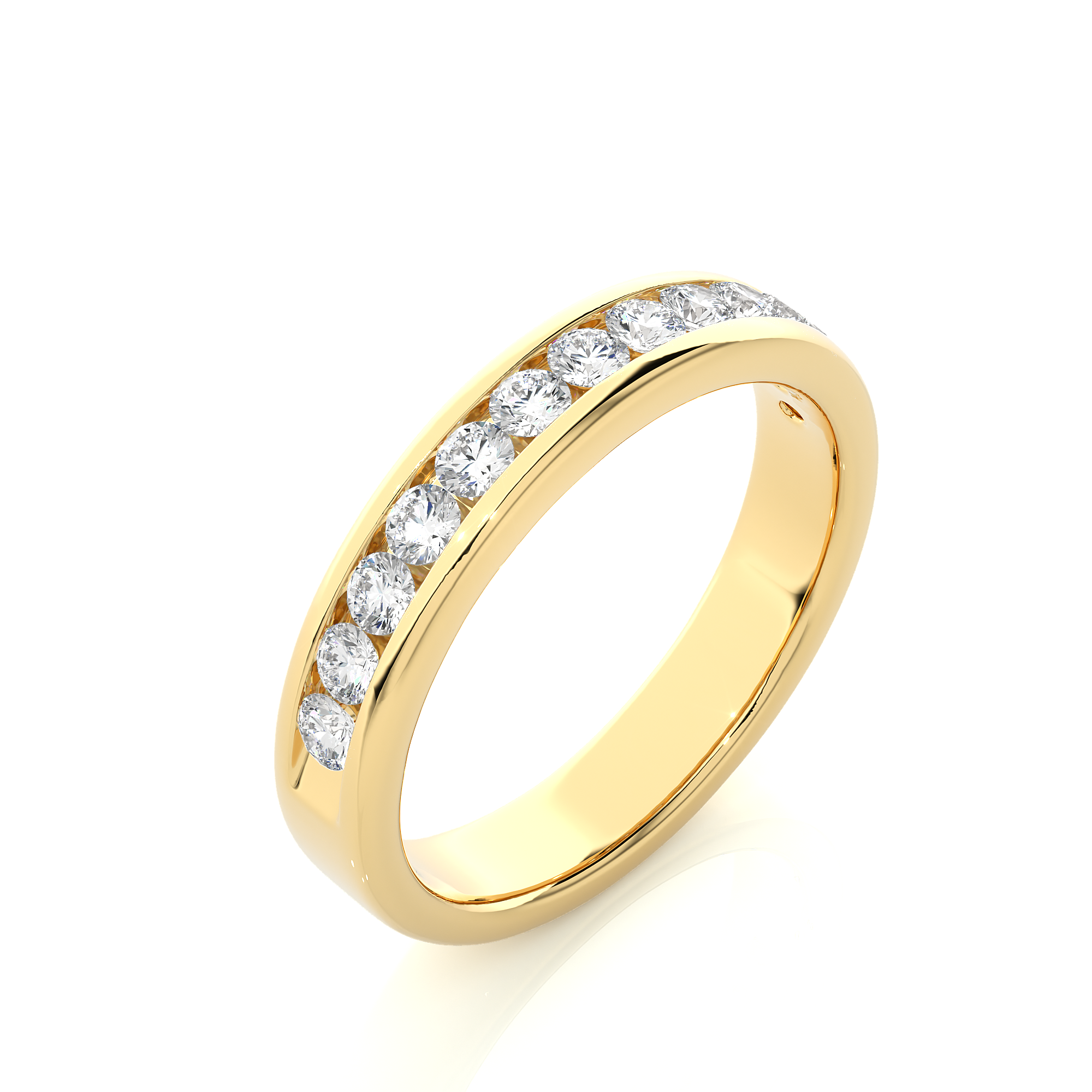 Channel Set Lab Grown Diamond Eternity Ring