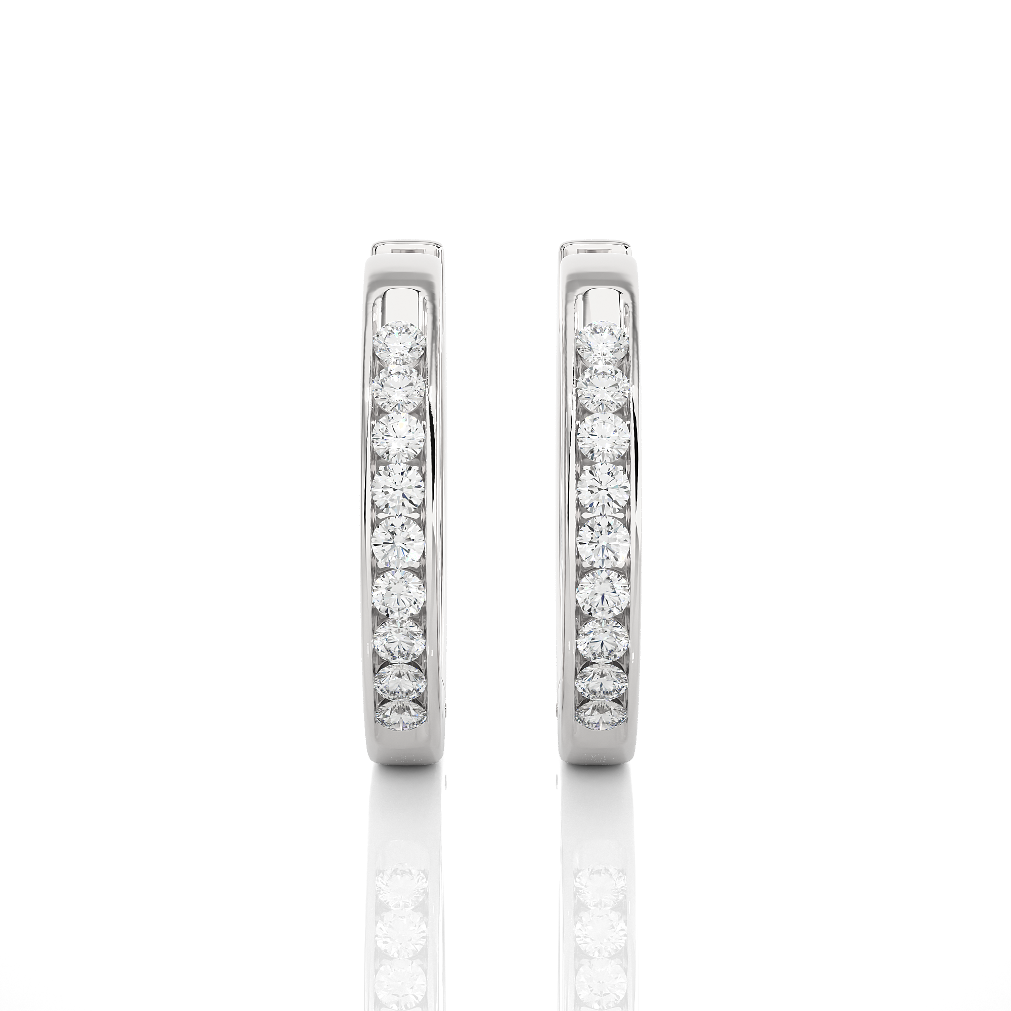 Lab-Grown Diamond Huggie Earrings
