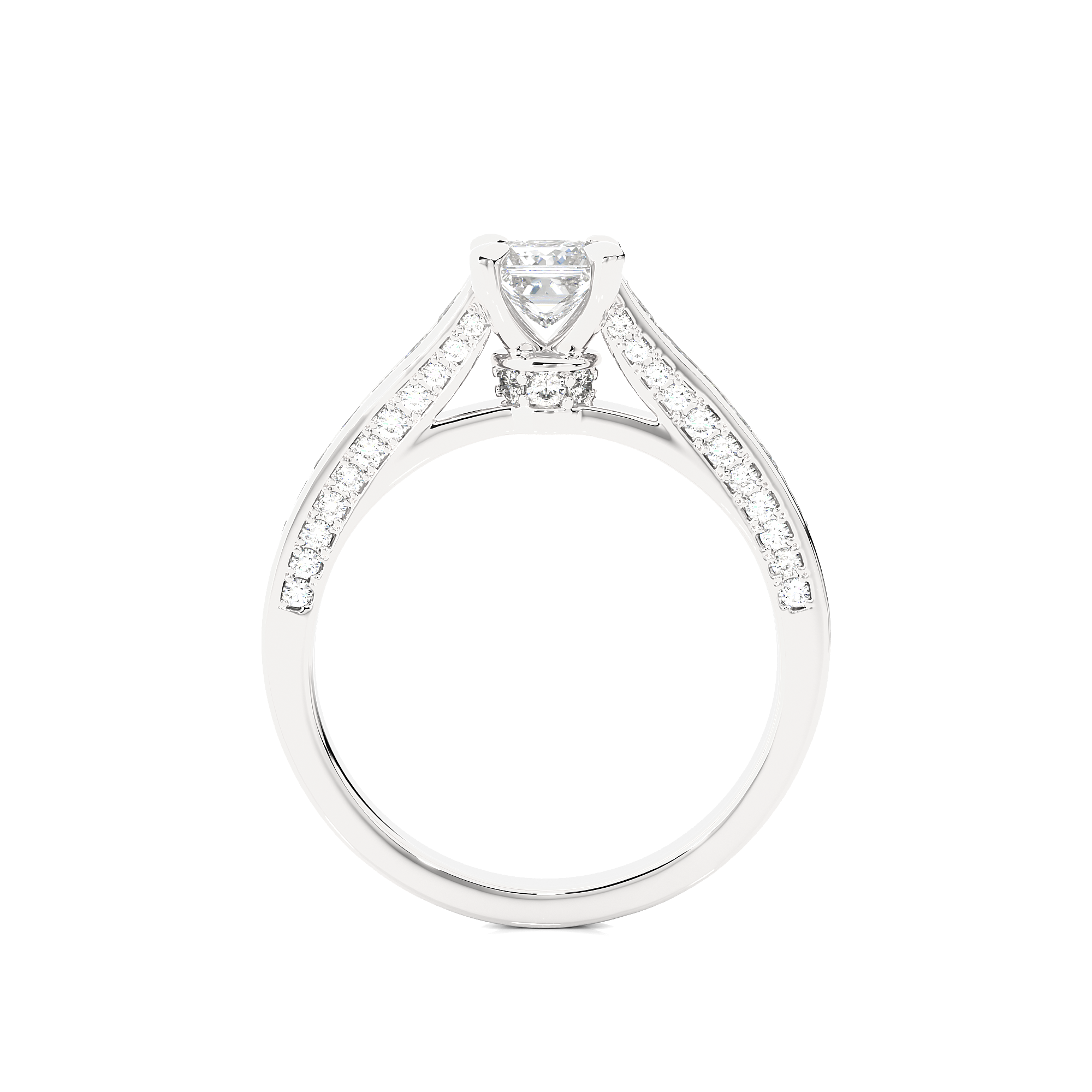 Princess Cut Diamond Engagement Ring