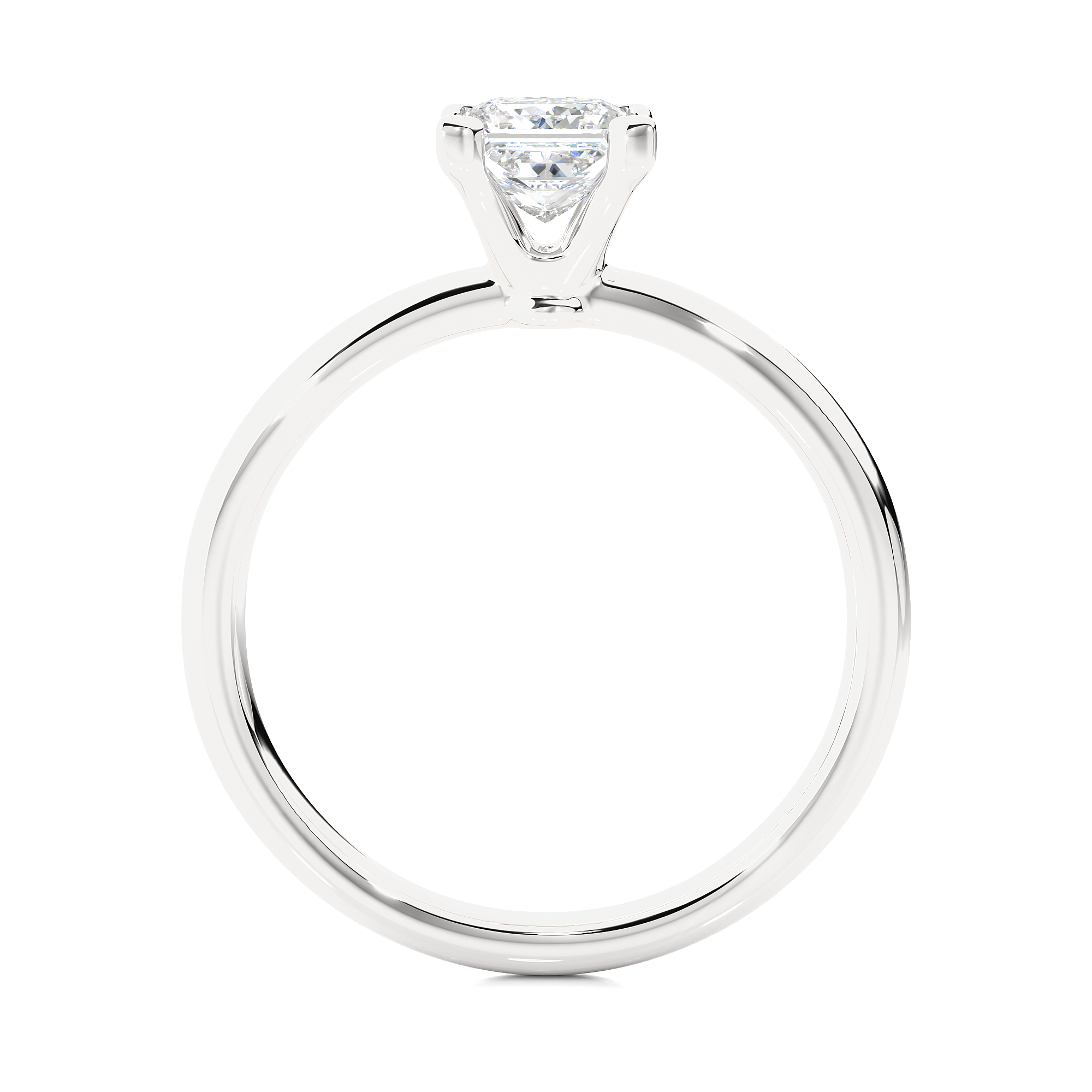 Princess Cut Lab Grown Diamond Solitaire Ring