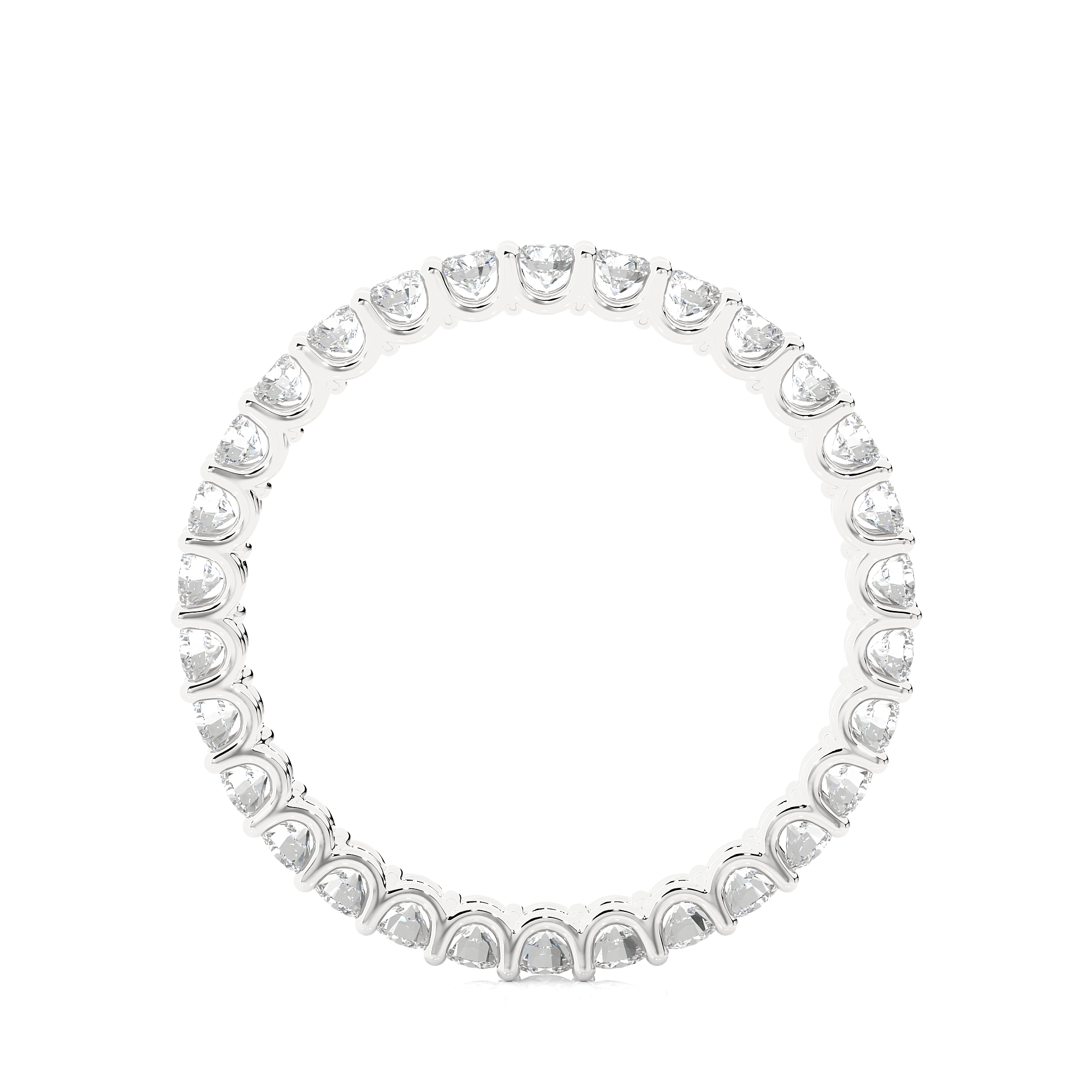 Classic Lab Grown Diamond Eternity Wedding Band