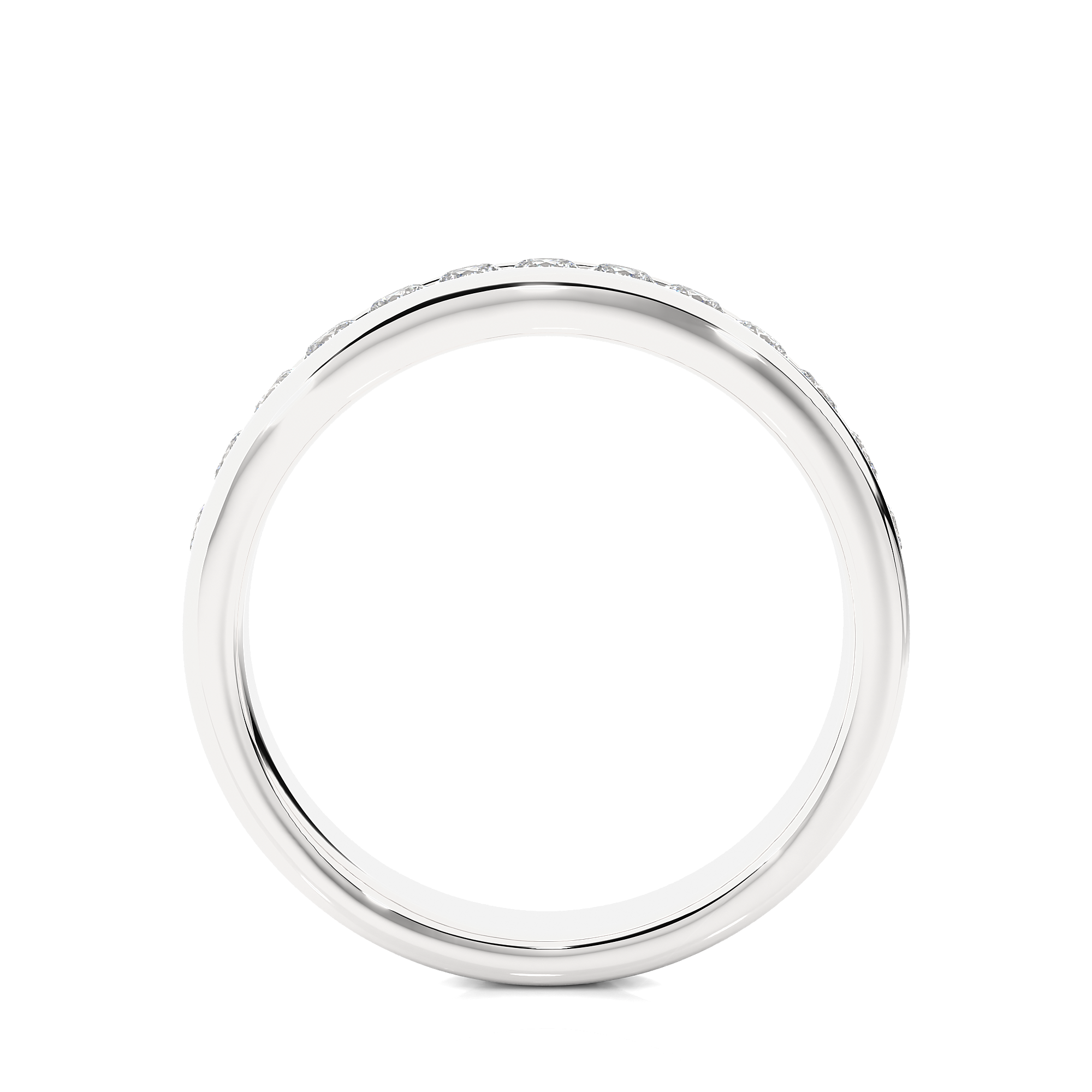 Channel Set Lab Grown Diamond Eternity Ring