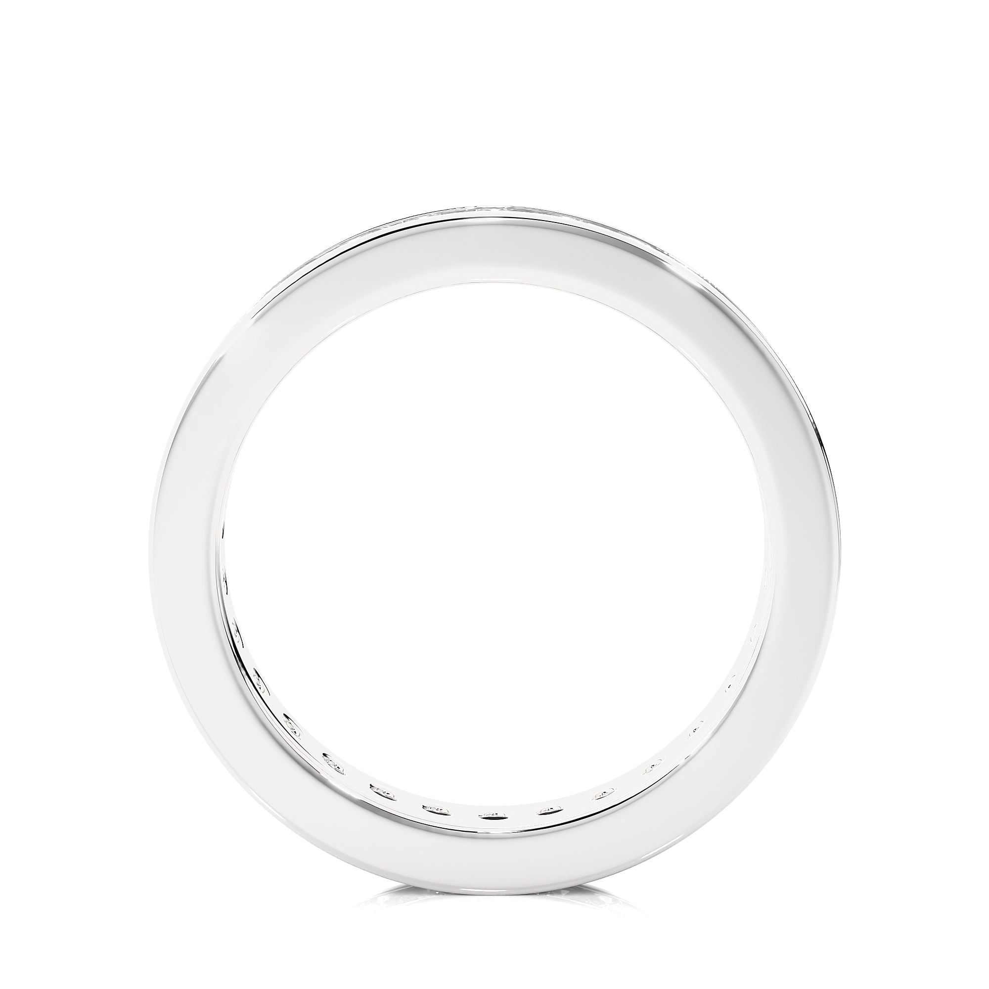 Channel Set Classic Diamond Eternity Wedding Band
