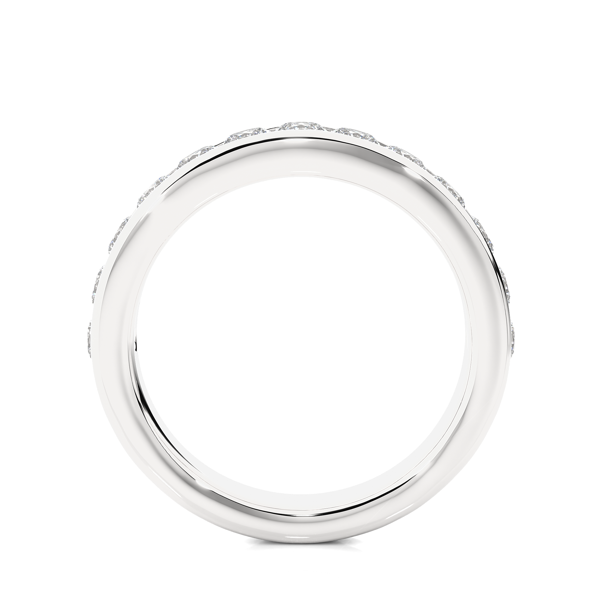 Channel Set Lab Grown Diamond Eternity Ring