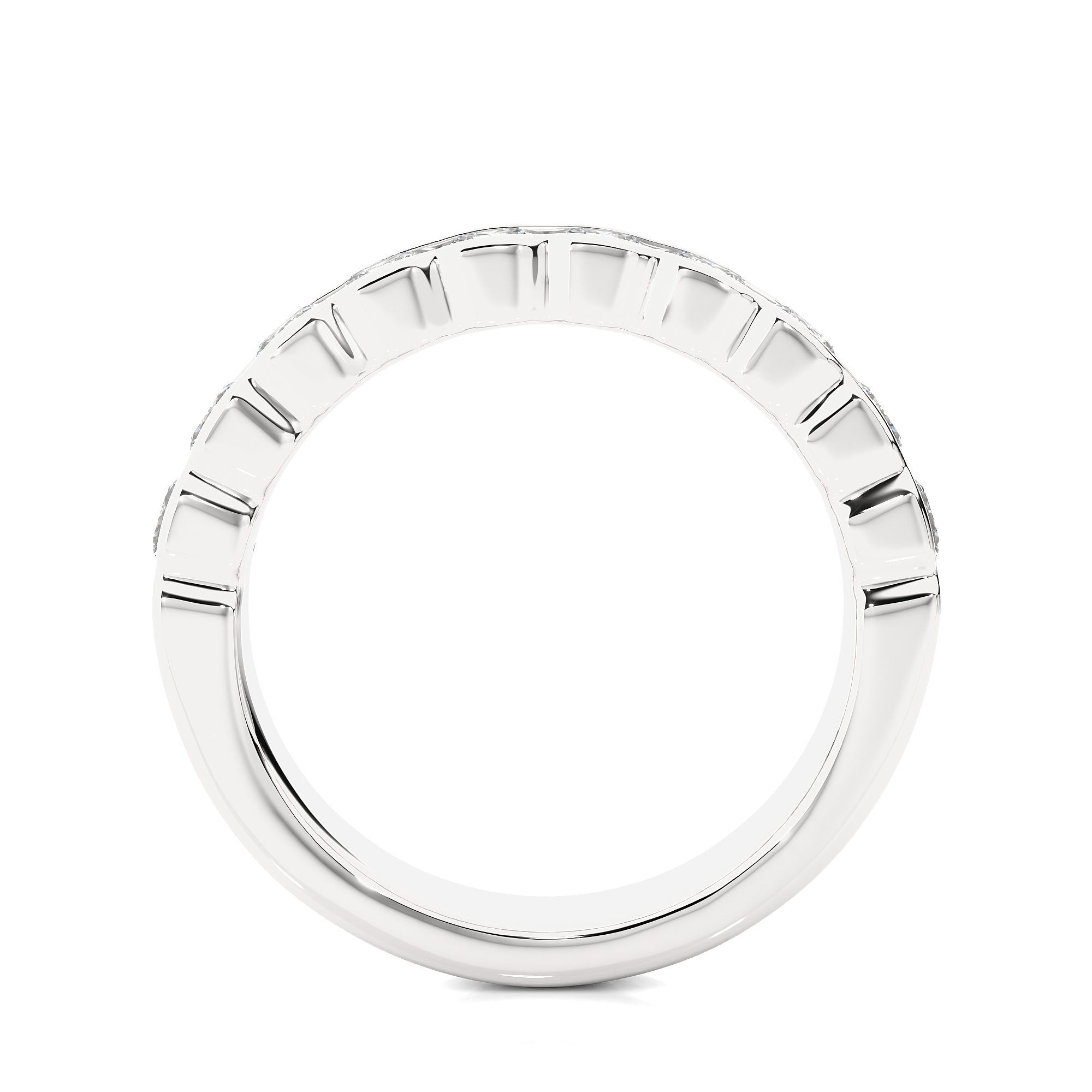 Channel Set Lab Grown Diamond Eternity Ring
