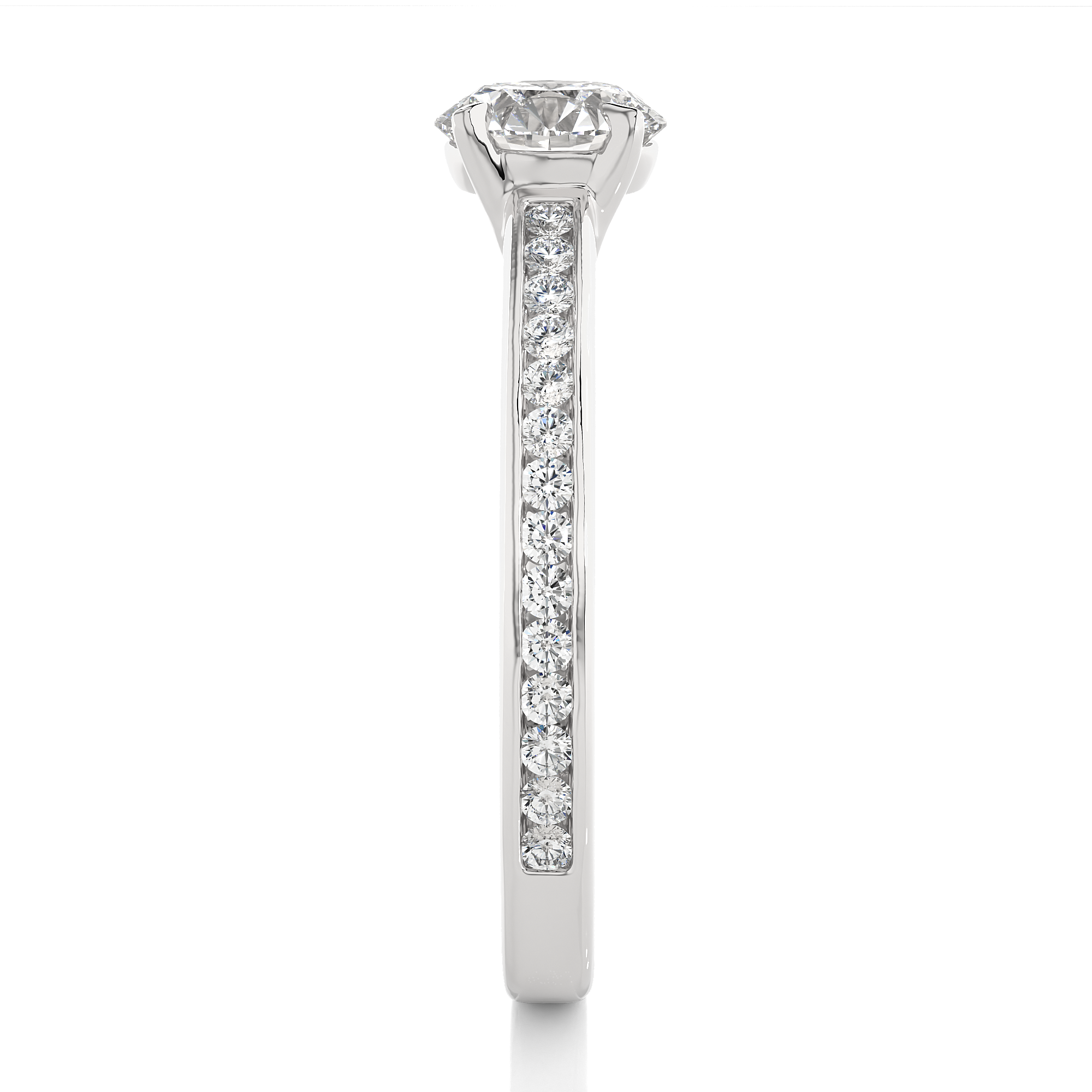 Classic Diamond Solitaire Engagement Ring