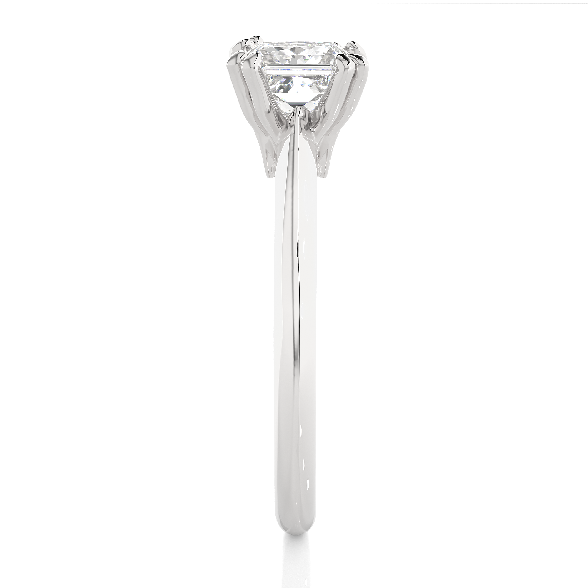 Princess Cut Lab Grown Diamond Engagement Ring