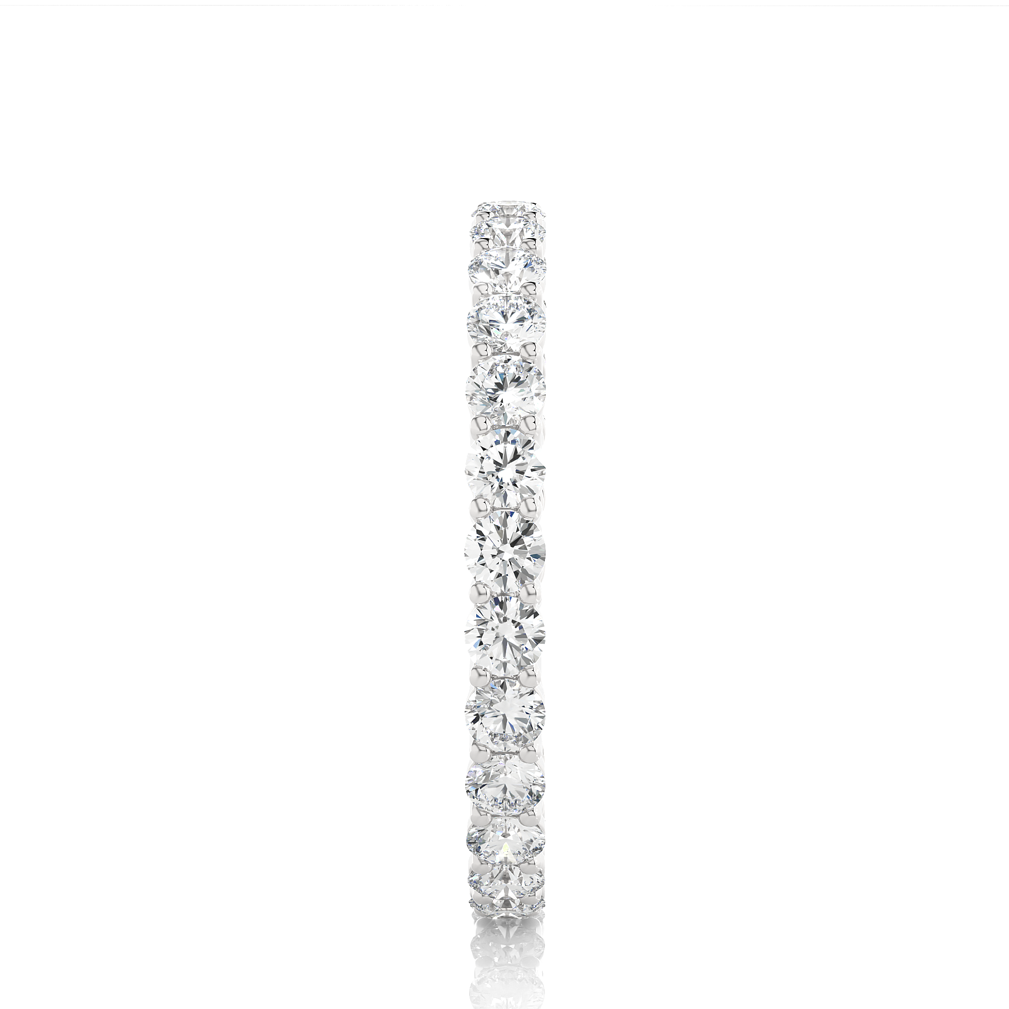Round Cut Lab Grown Diamond Eternity Band