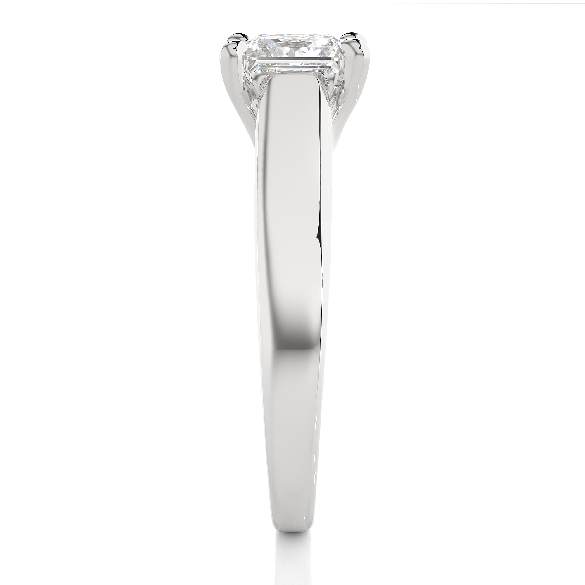 Princess Cut Lab Grown Diamond Solitaire Ring