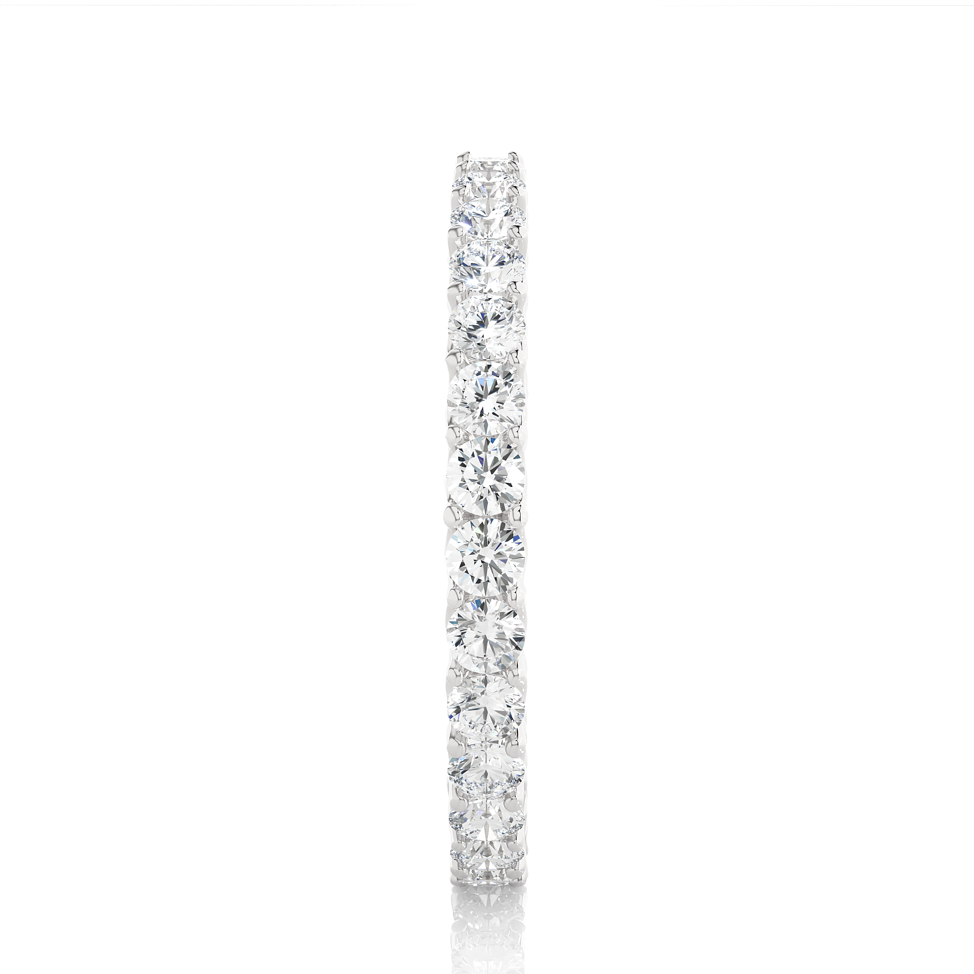Round Cut Lab Grown Diamond Eternity Band