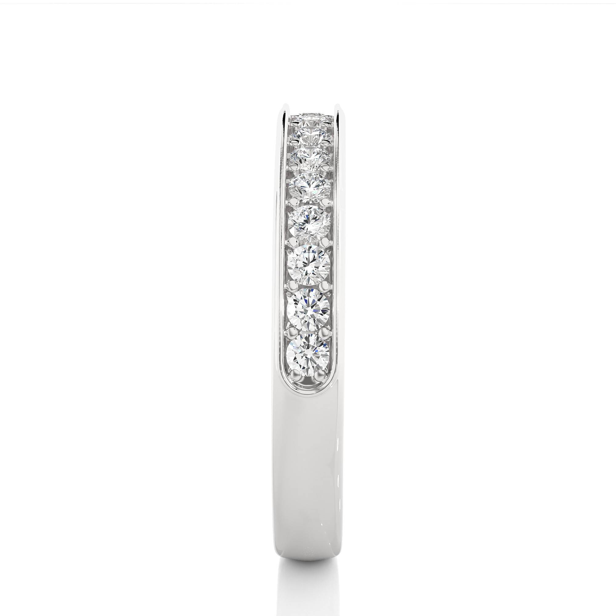 Channel Set Lab Grown Diamond Eternity Ring