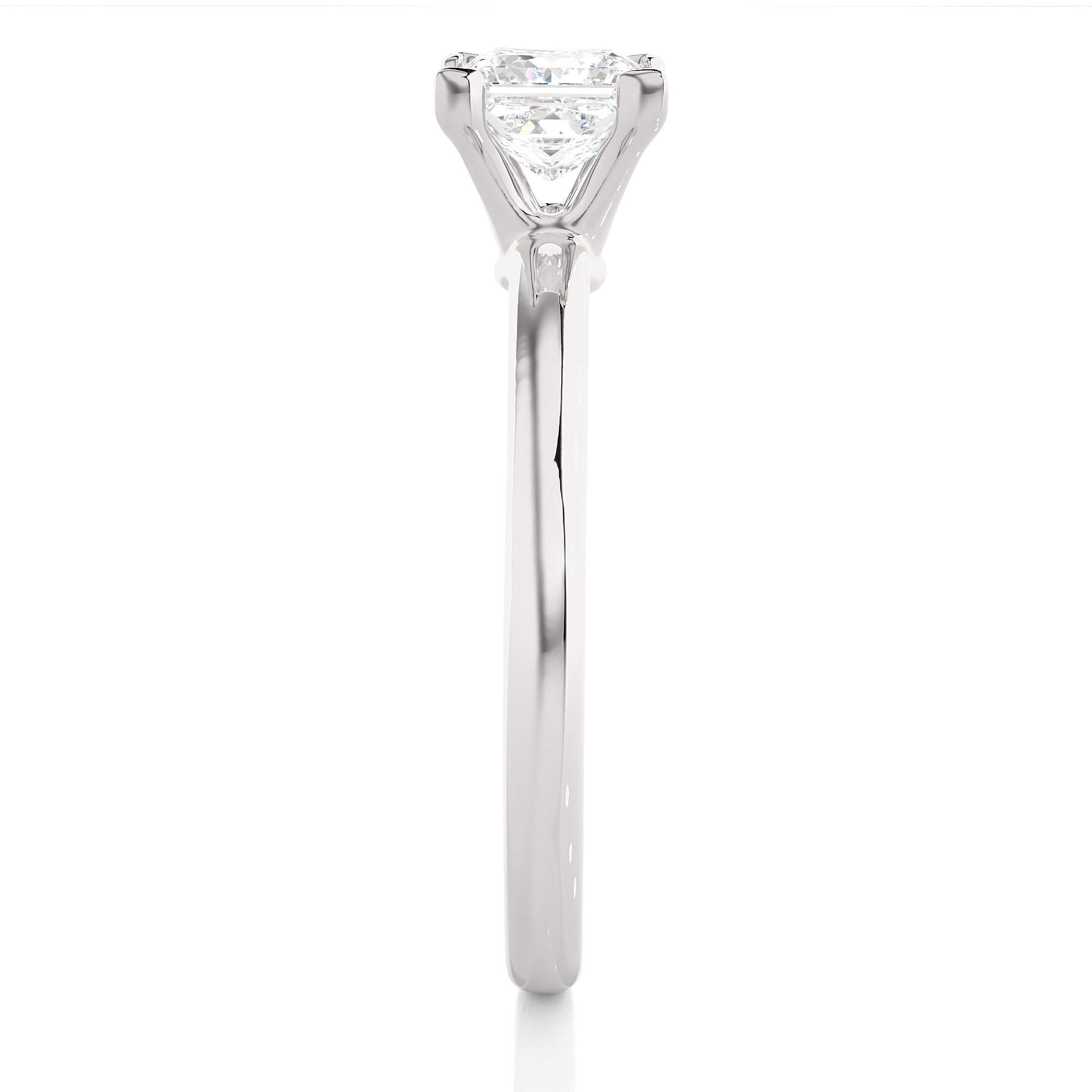 Princess Cut Lab Grown Diamond Solitaire Ring