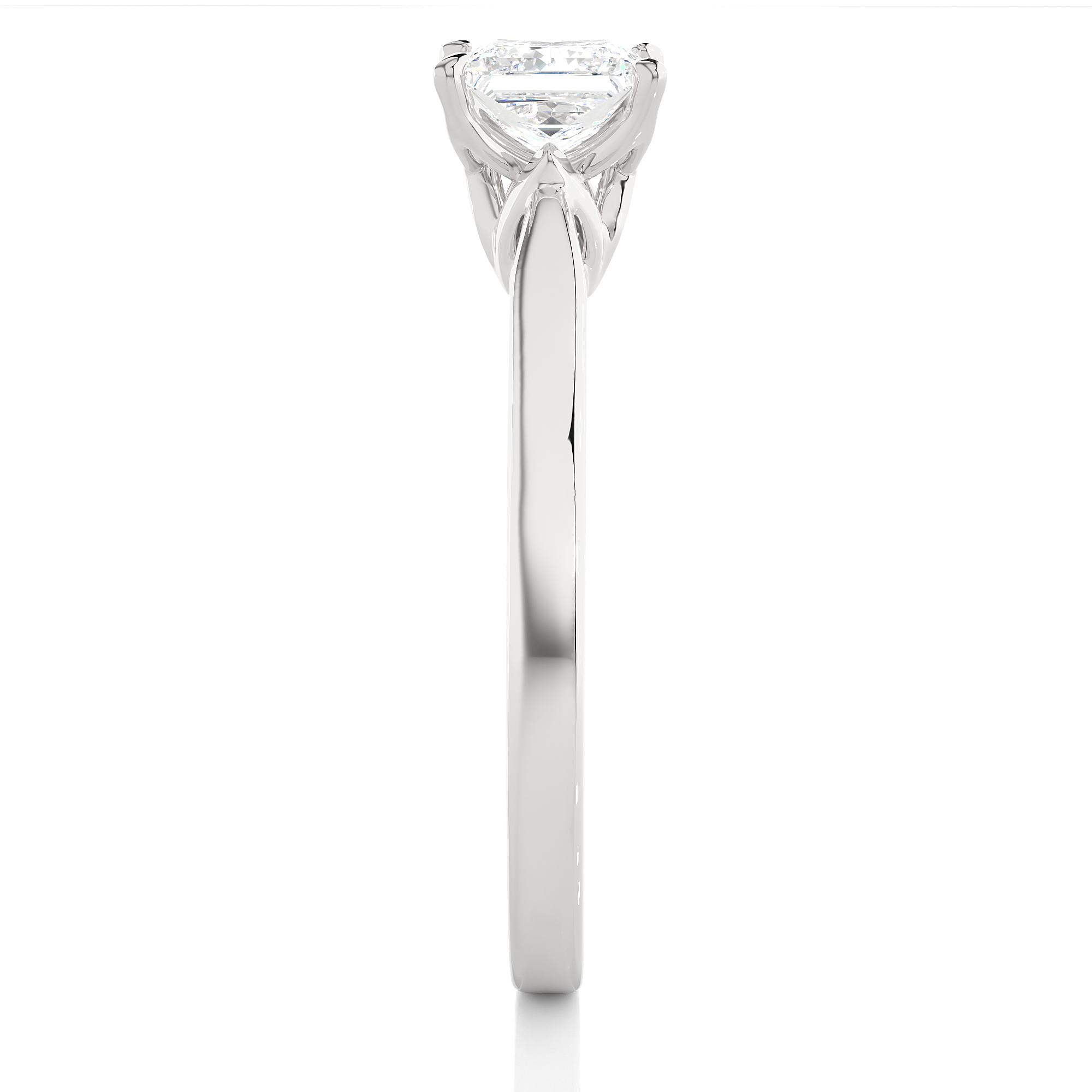 Princess Cut Lab Grown Diamond Solitaire Ring