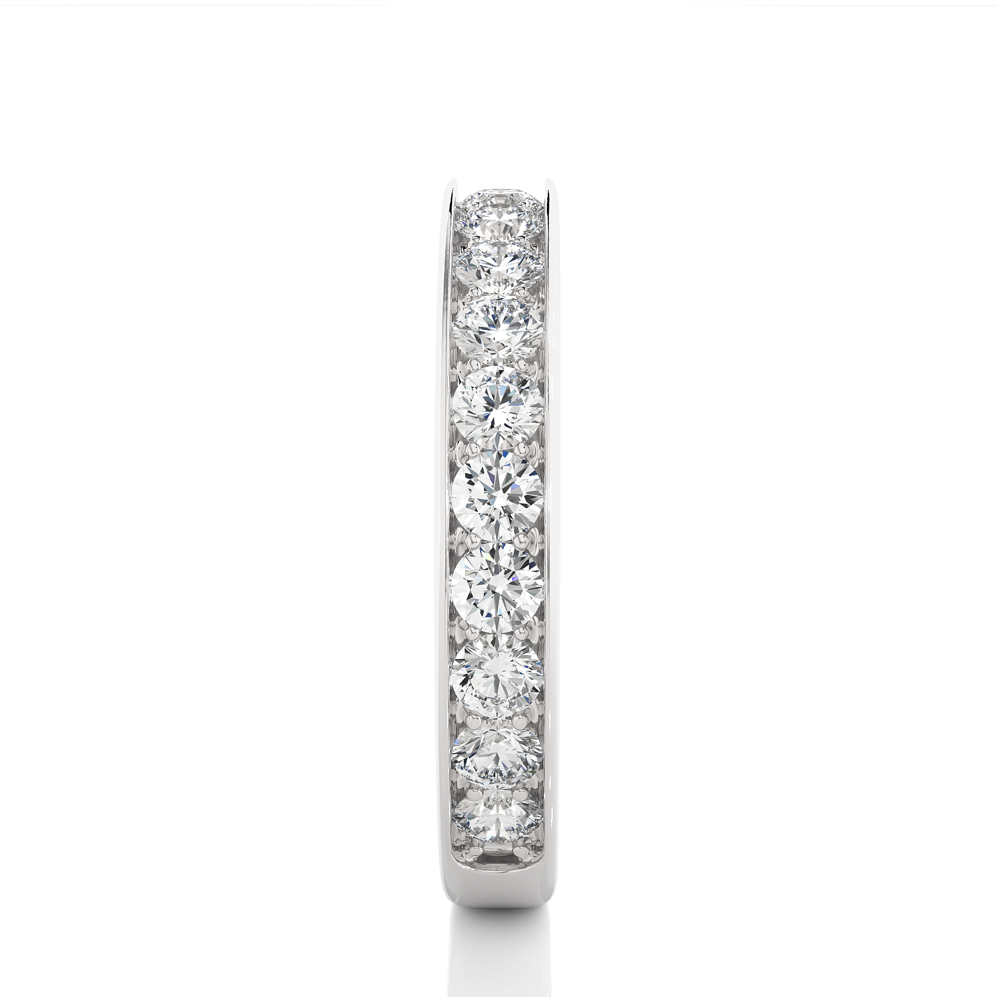Channel Set Lab Grown Diamond Eternity Ring
