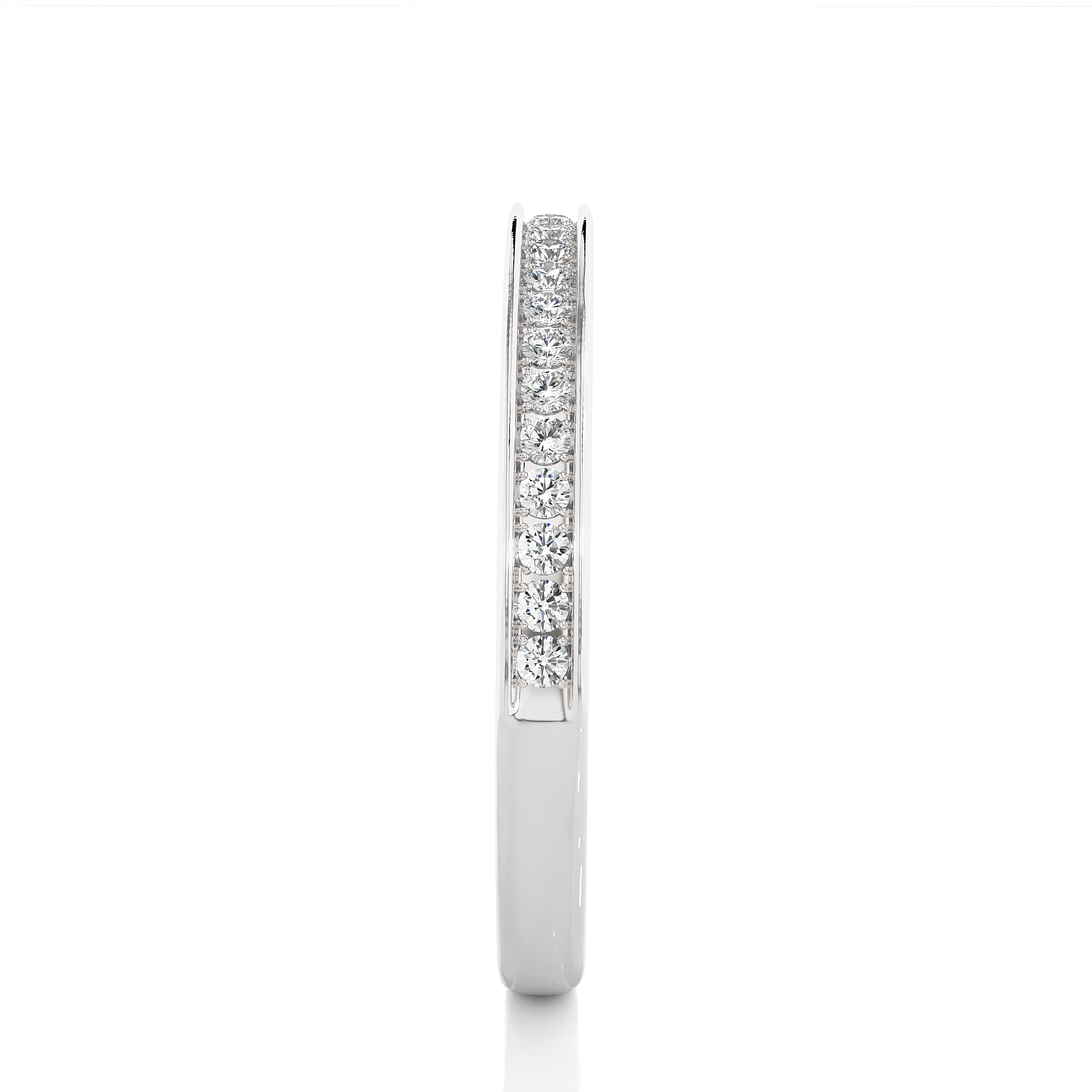 Channel Set Half Eternity Diamond Ring