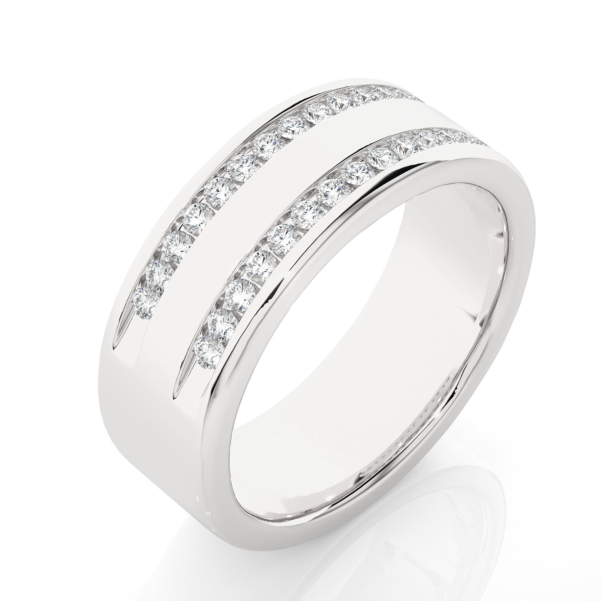 Lab Grown Diamond Luxury Men’s Wedding Band