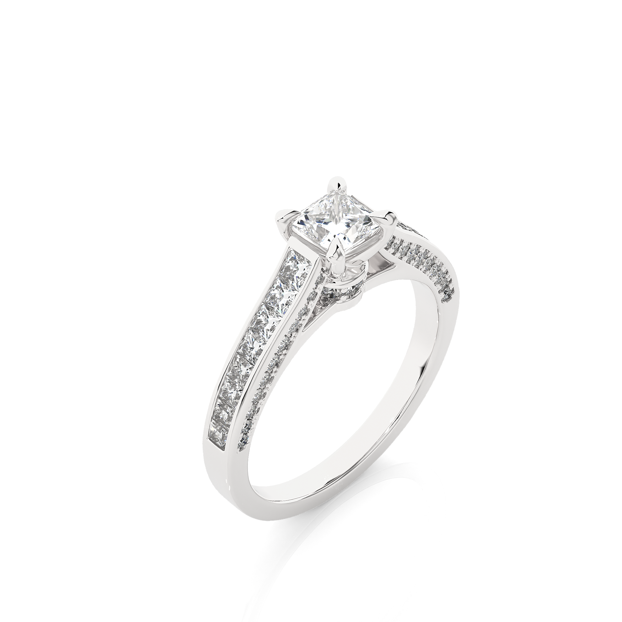 Princess Cut Diamond Engagement Ring