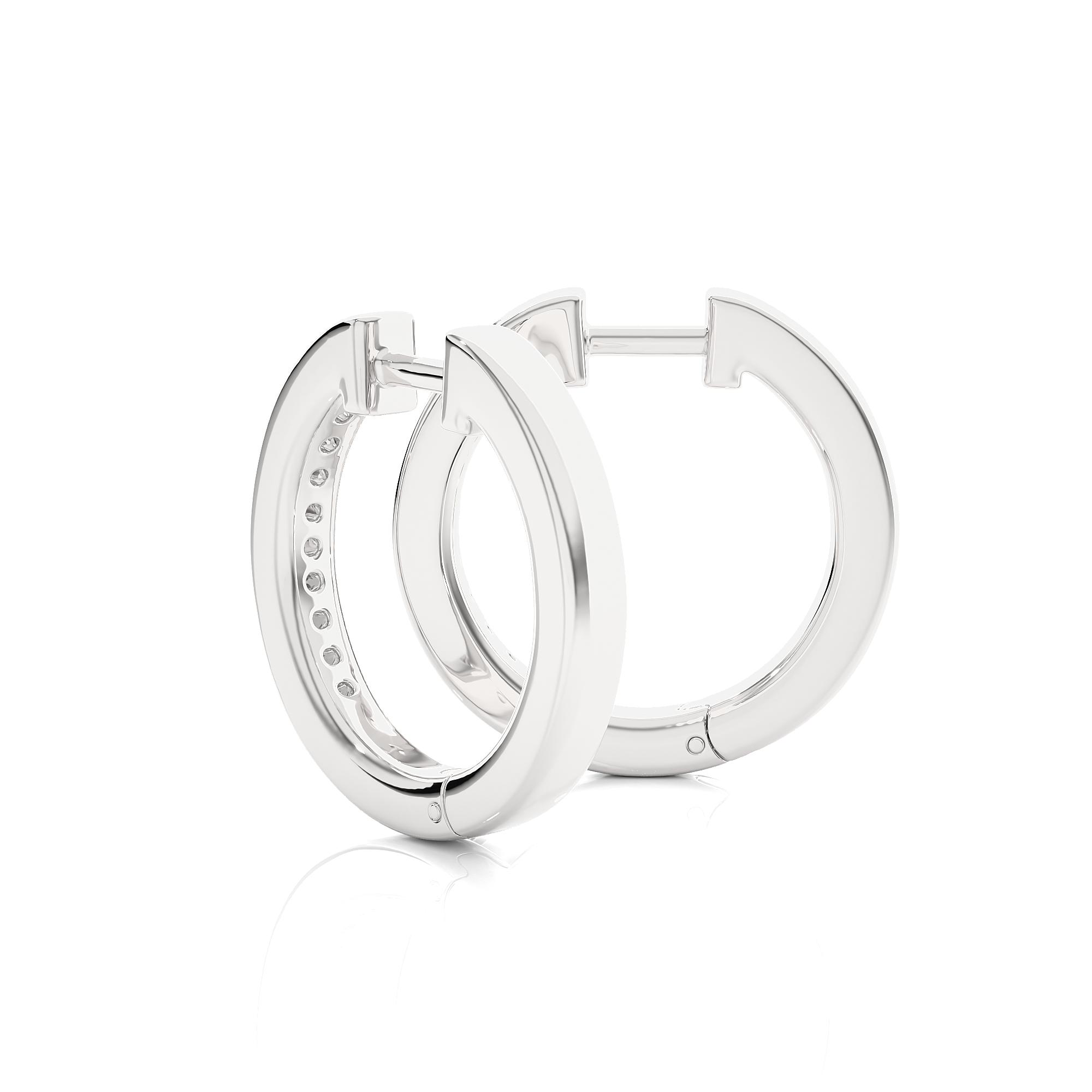 Lab-Grown Diamond Huggie Earrings