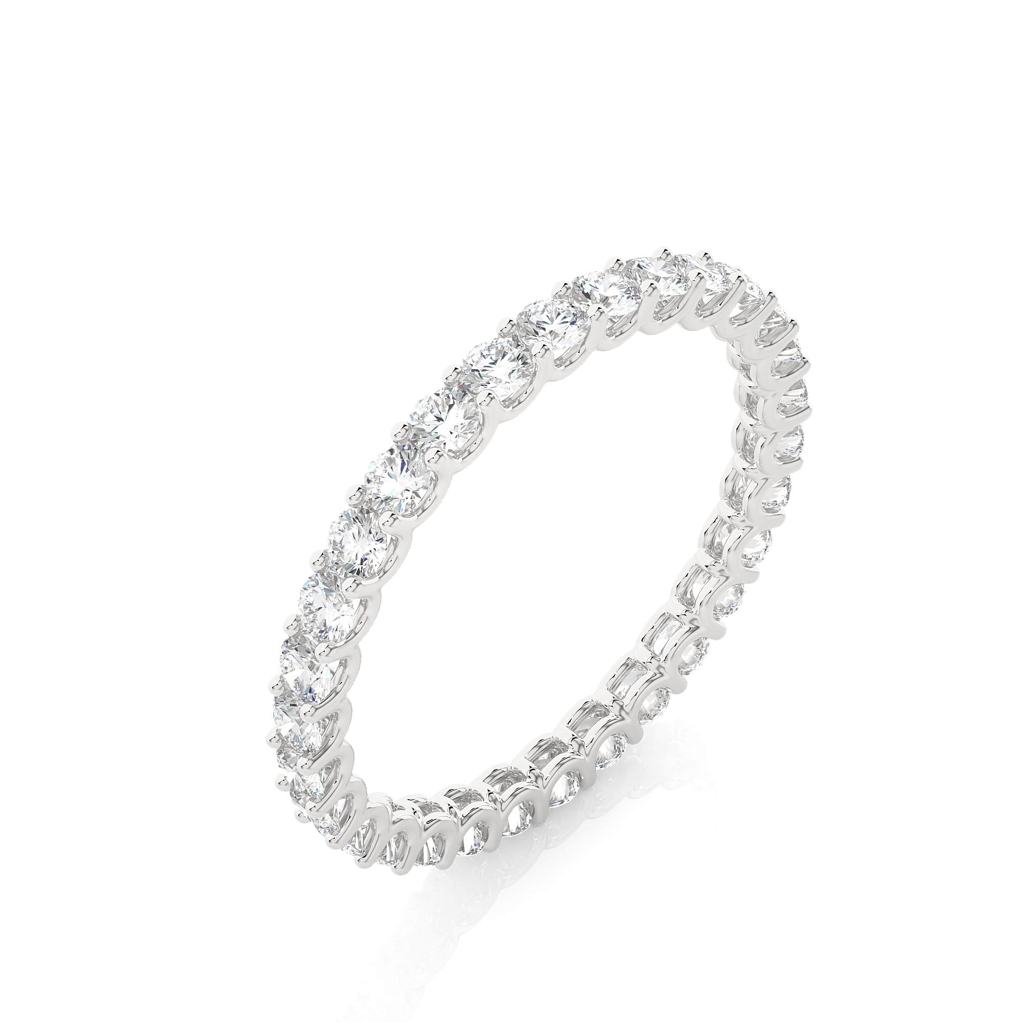 Classic Lab Grown Diamond Eternity Wedding Band