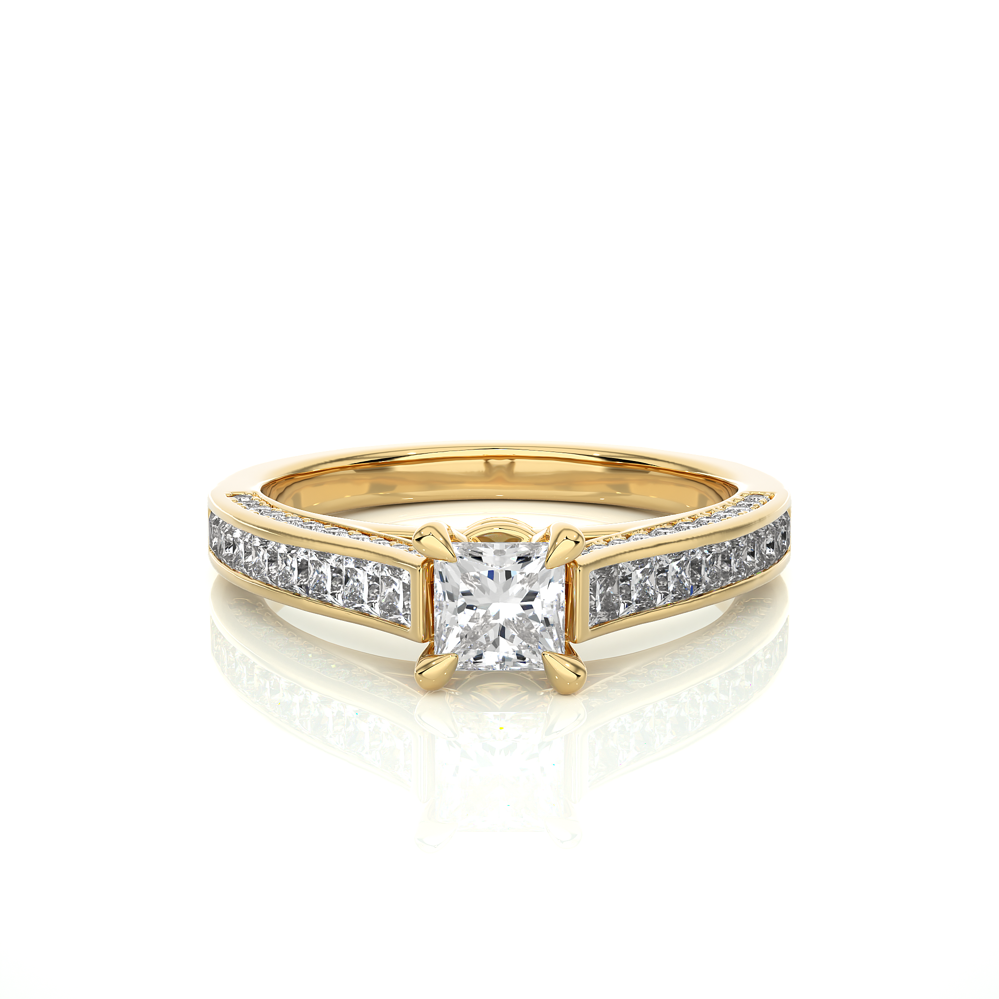 Princess Cut Diamond Engagement Ring