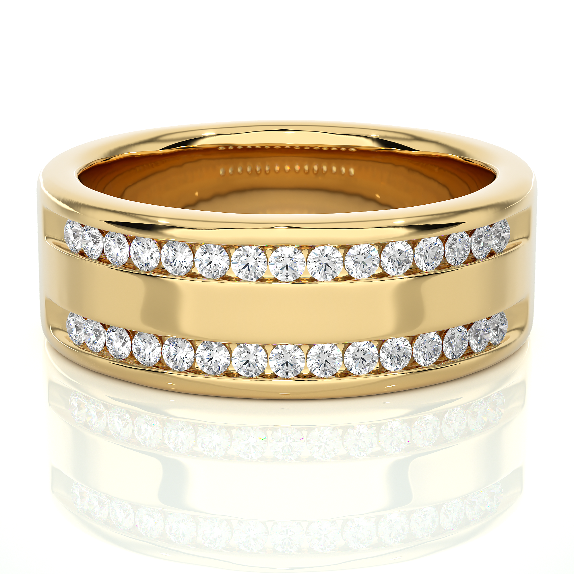 Lab Grown Diamond Luxury Men’s Wedding Band