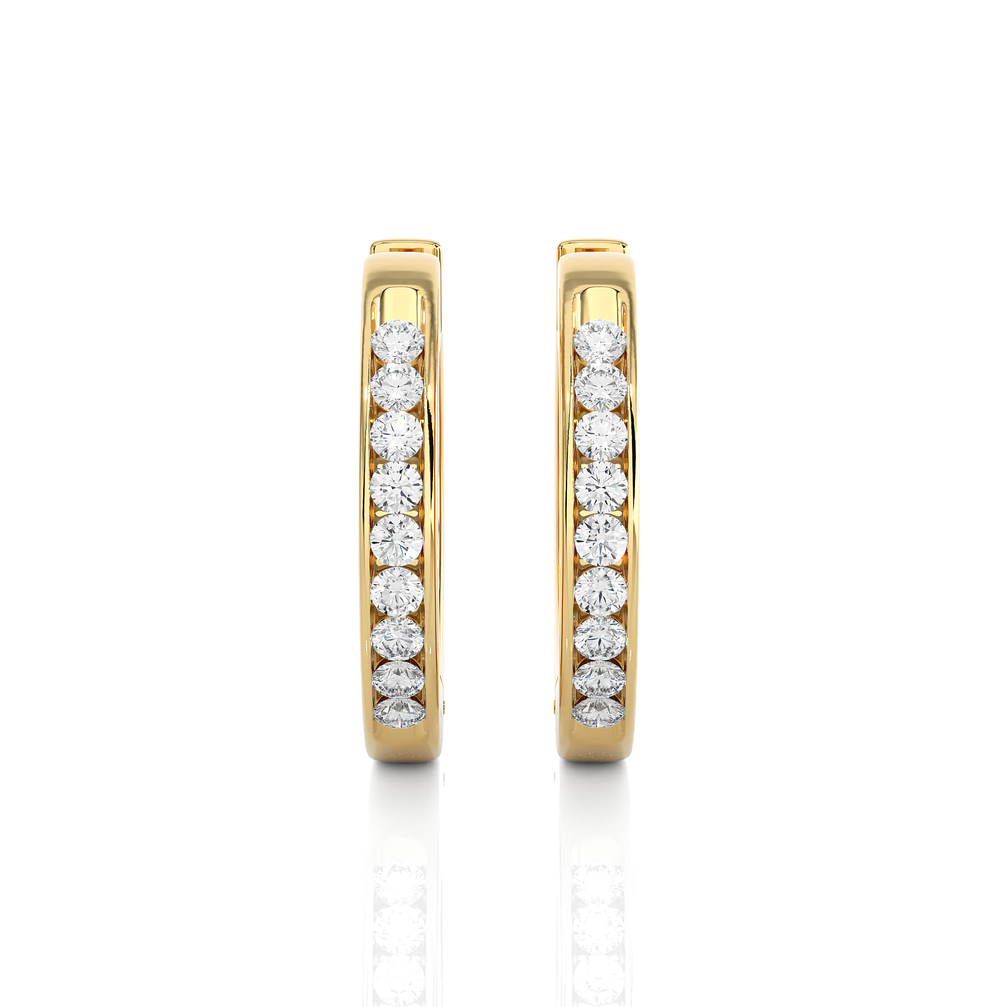 Lab-Grown Diamond Huggie Earrings