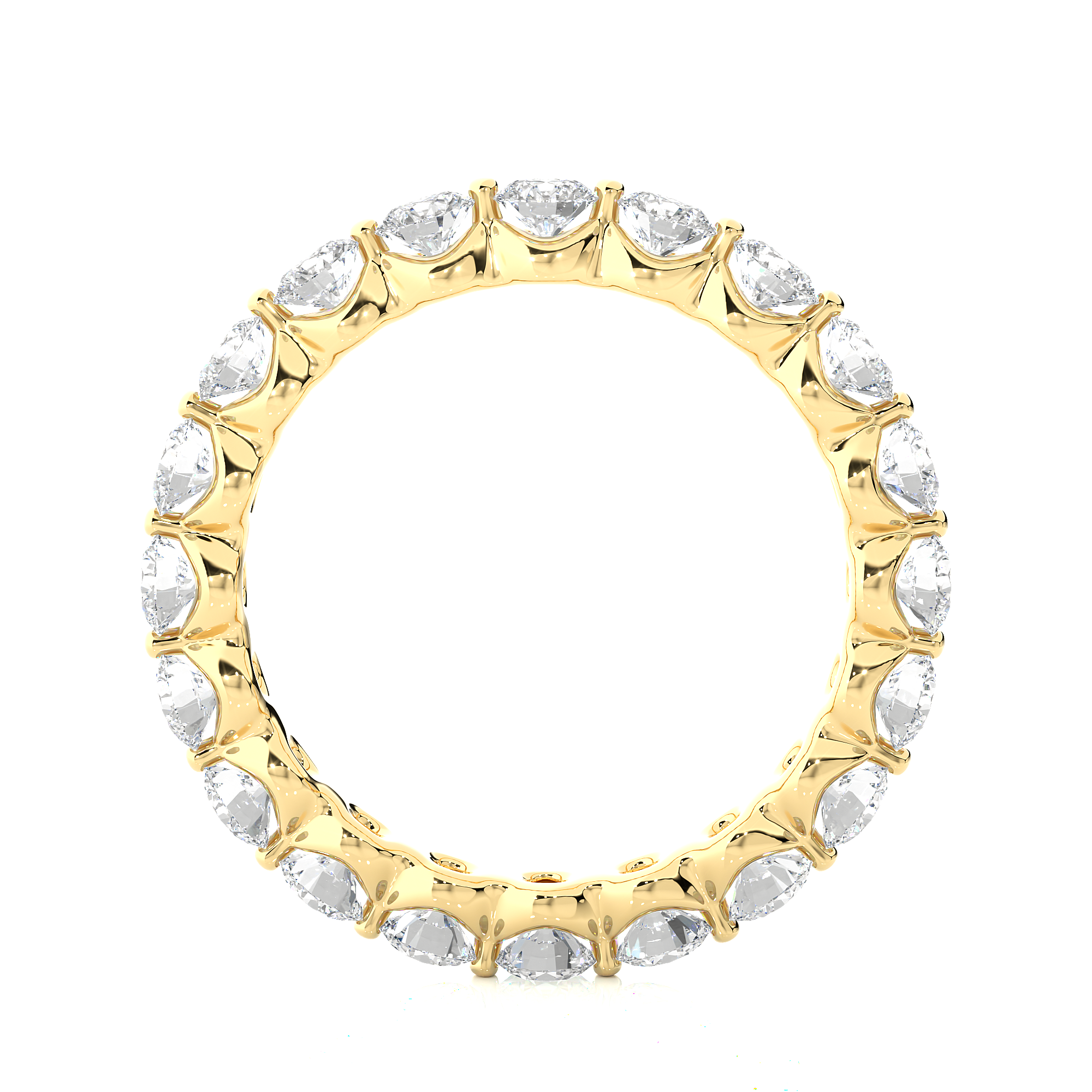 Lab Diamond Luxe Eternity Wedding Band