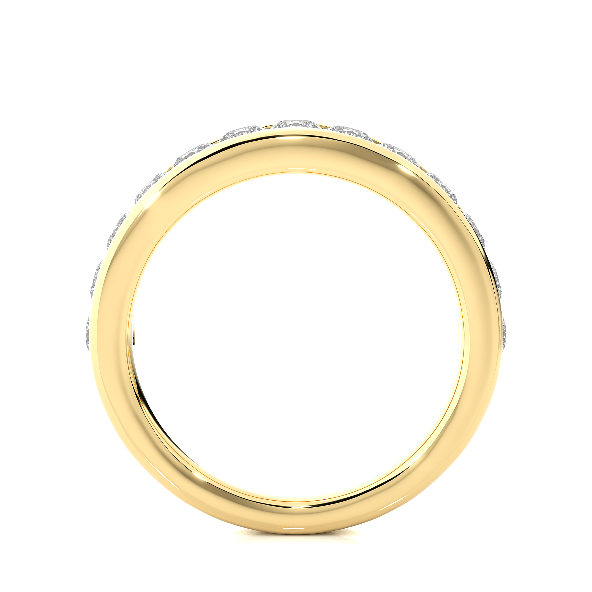 Channel Set Lab Grown Diamond Eternity Ring