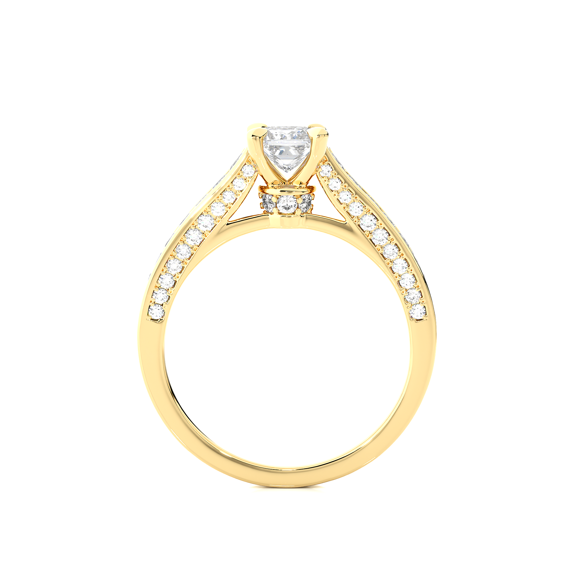 Princess Cut Diamond Engagement Ring