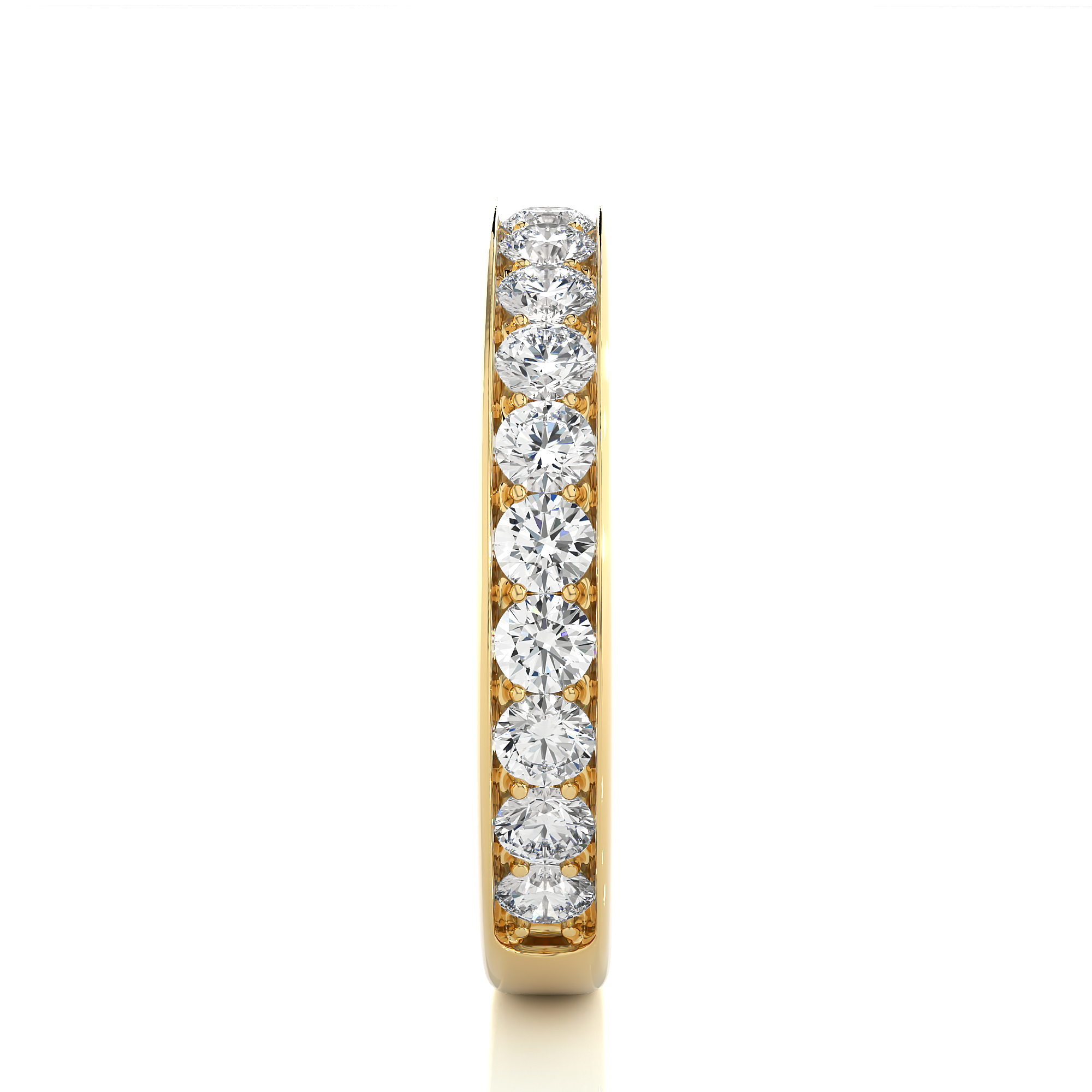 Channel Set Lab Grown Diamond Eternity Ring