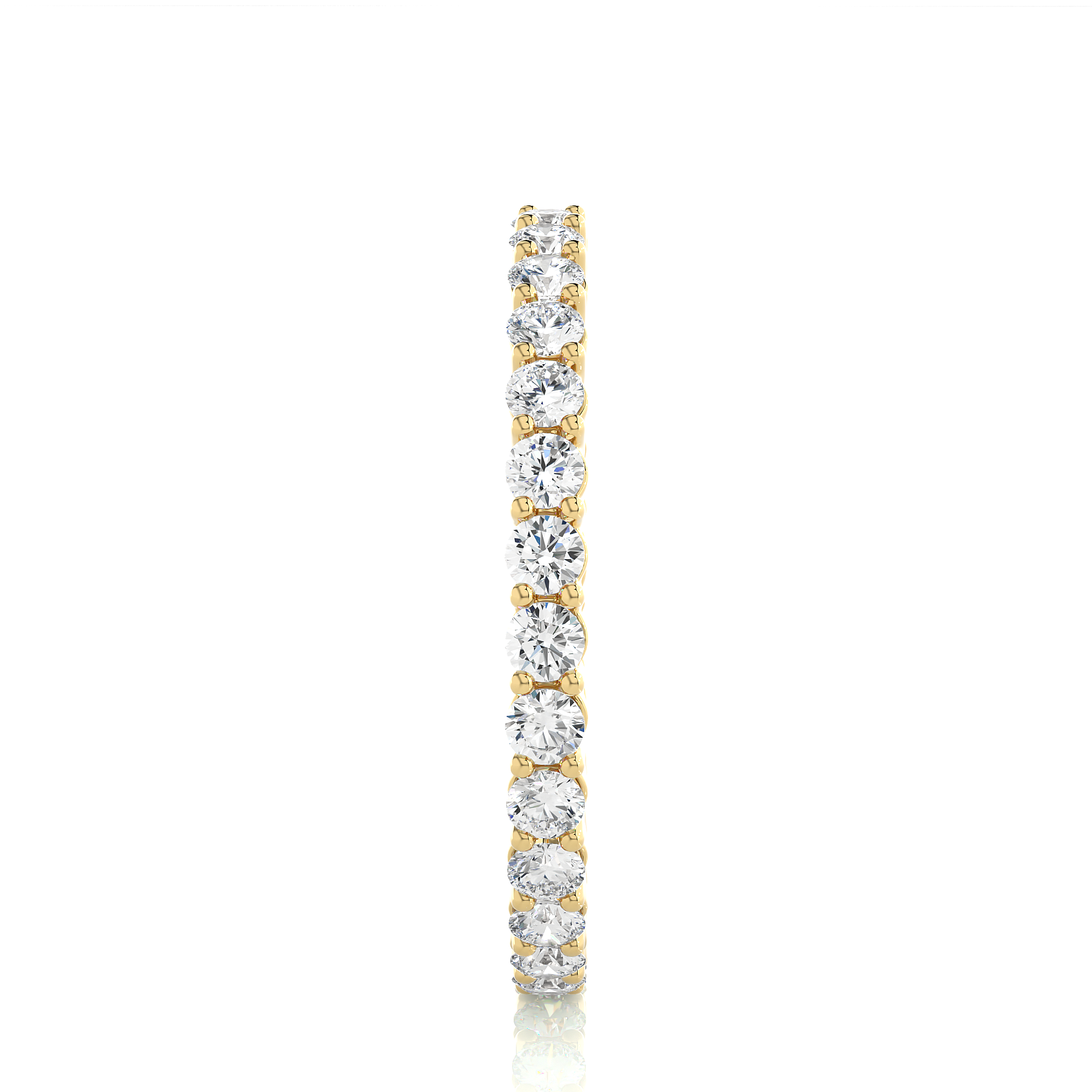Stackable Round Diamond Eternity Wedding Band