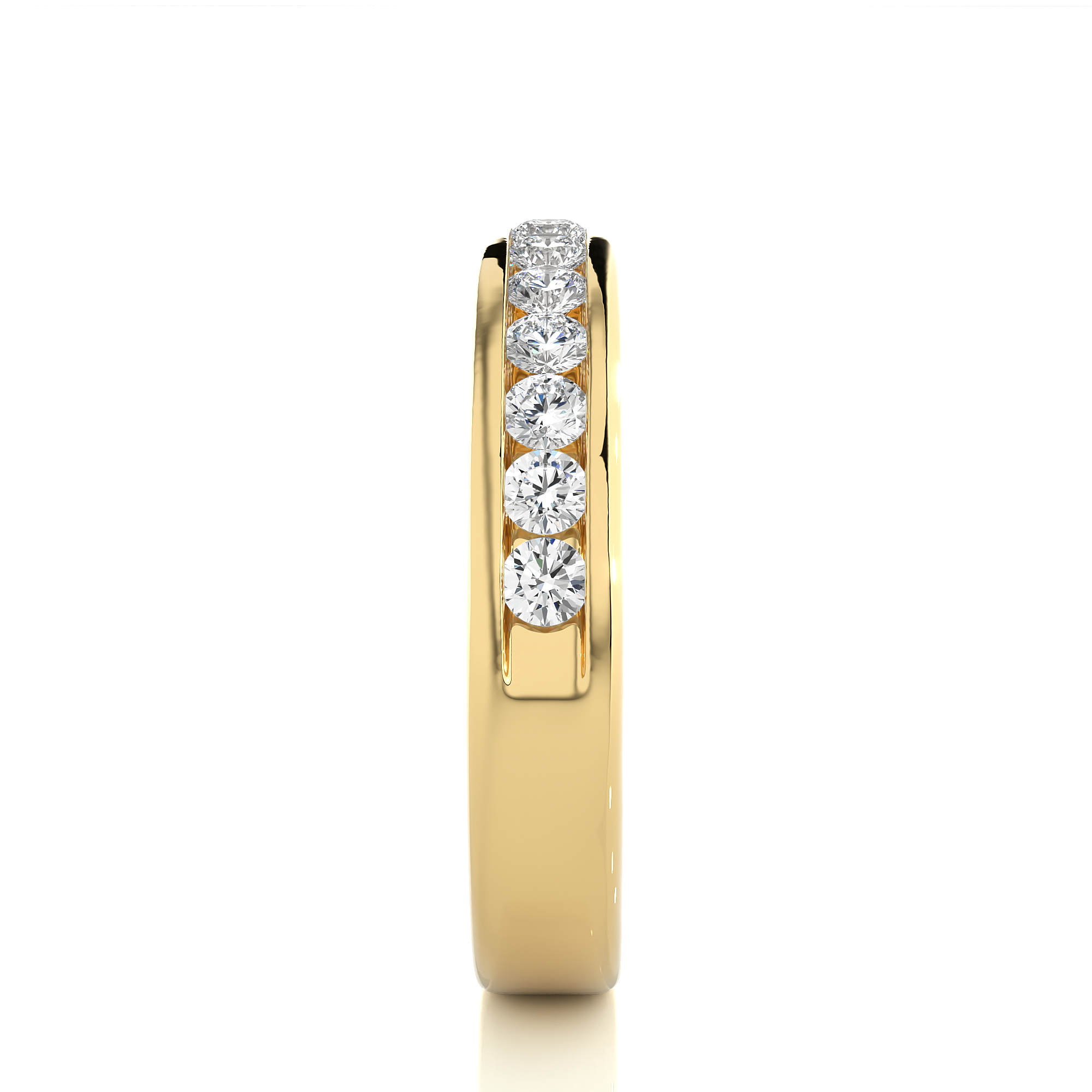Channel Set Lab Grown Diamond Eternity Ring