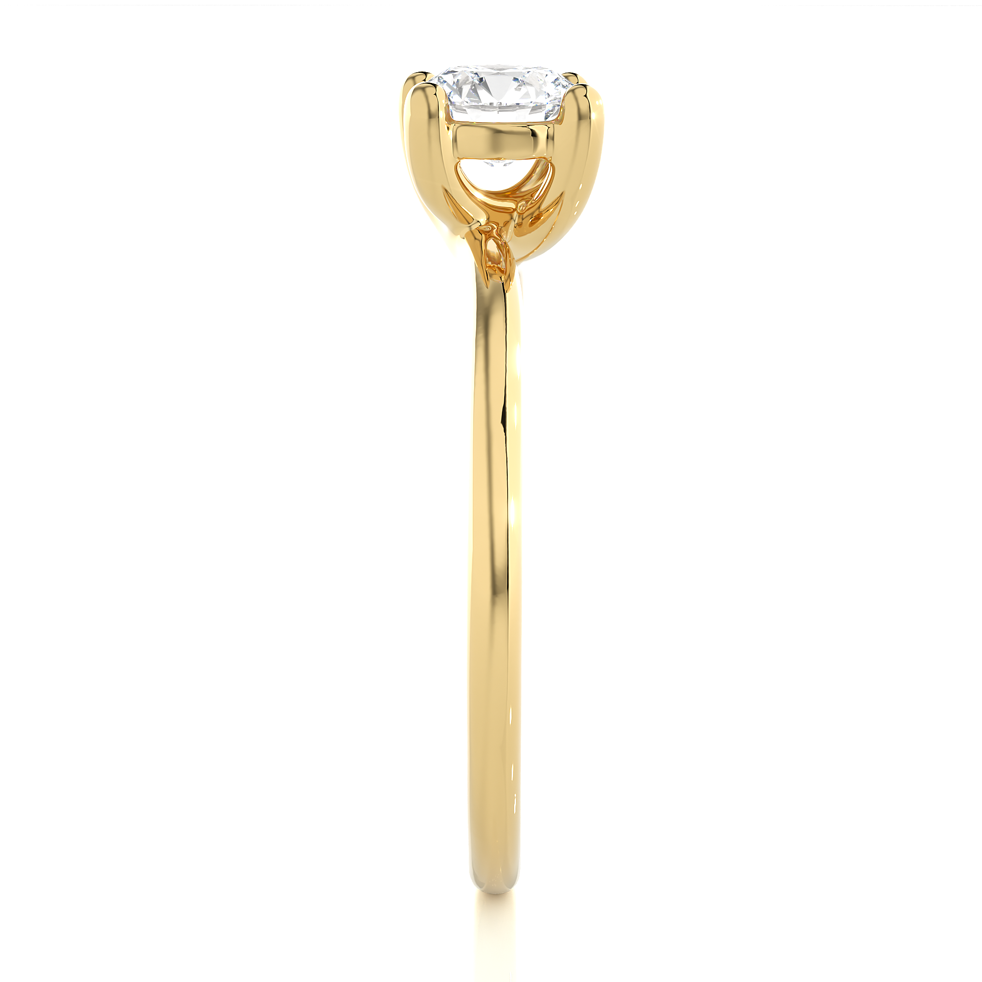 Round Cut Diamond Solitaire Engagement Ring