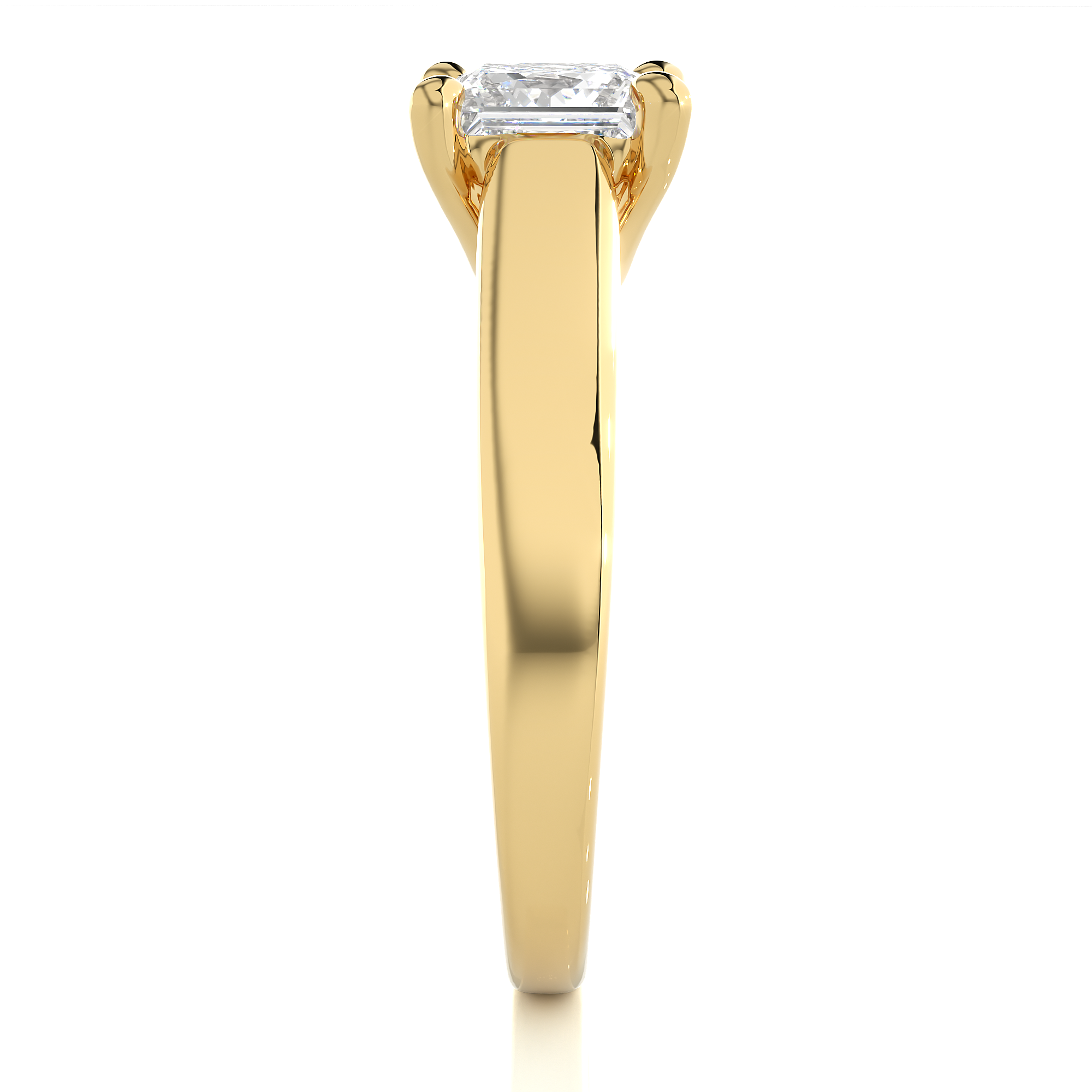 Princess Cut Lab Grown Diamond Solitaire Ring