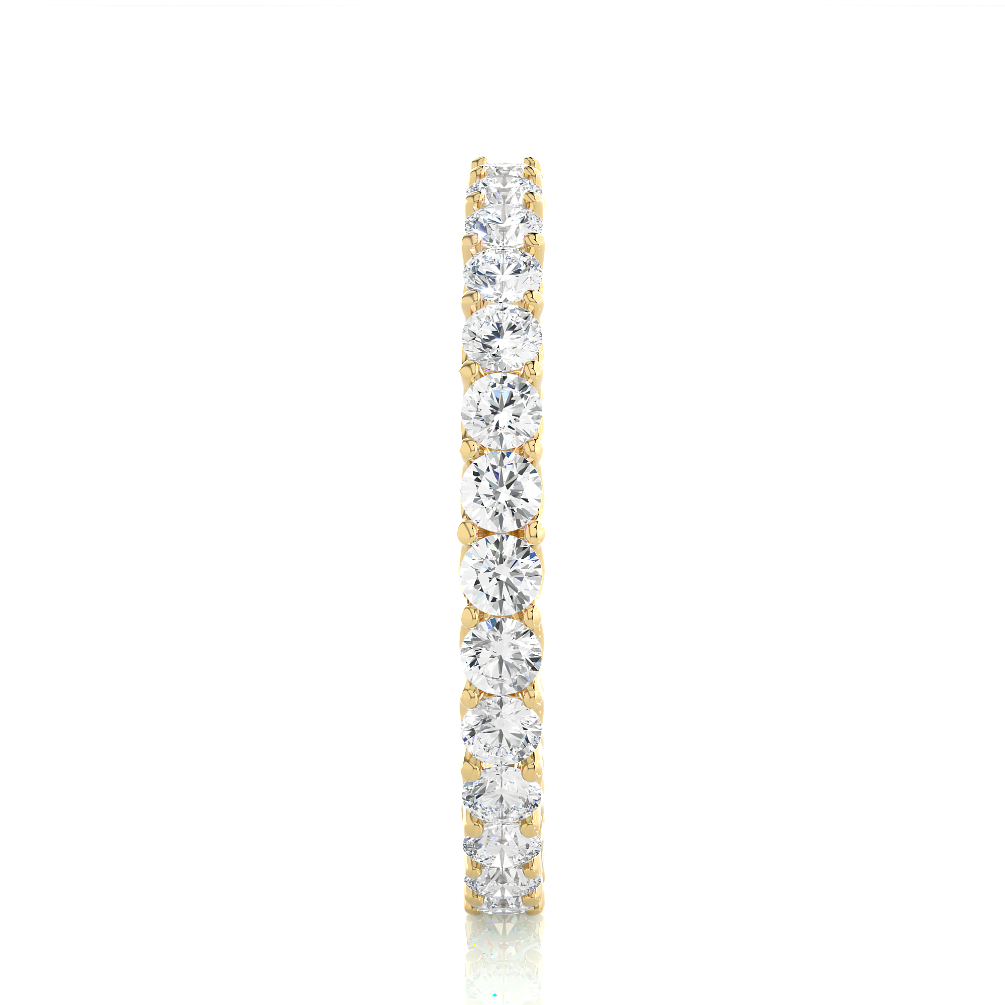 Round Cut Lab Grown Diamond Eternity Band