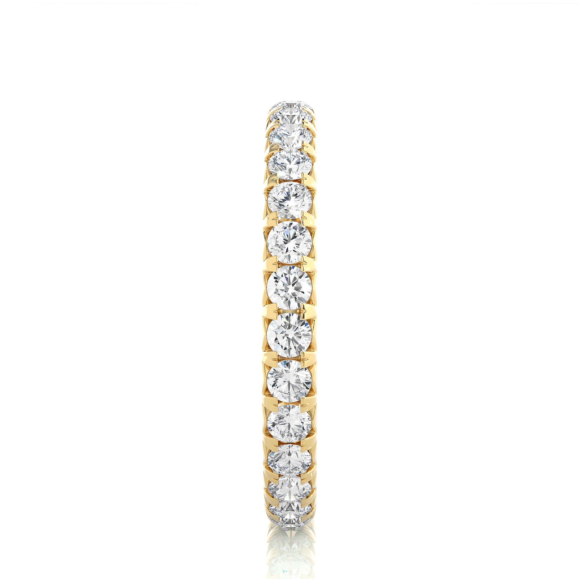 Round Cut Lab Grown Diamond Eternity Ring