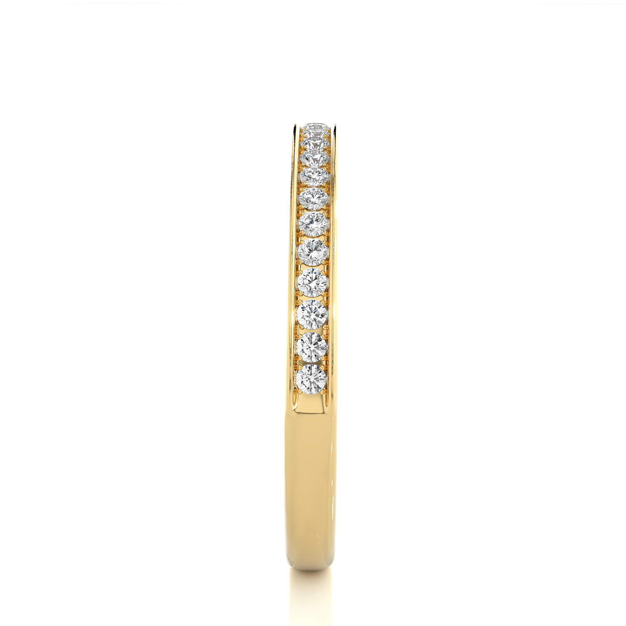 Channel Set Half Eternity Diamond Ring