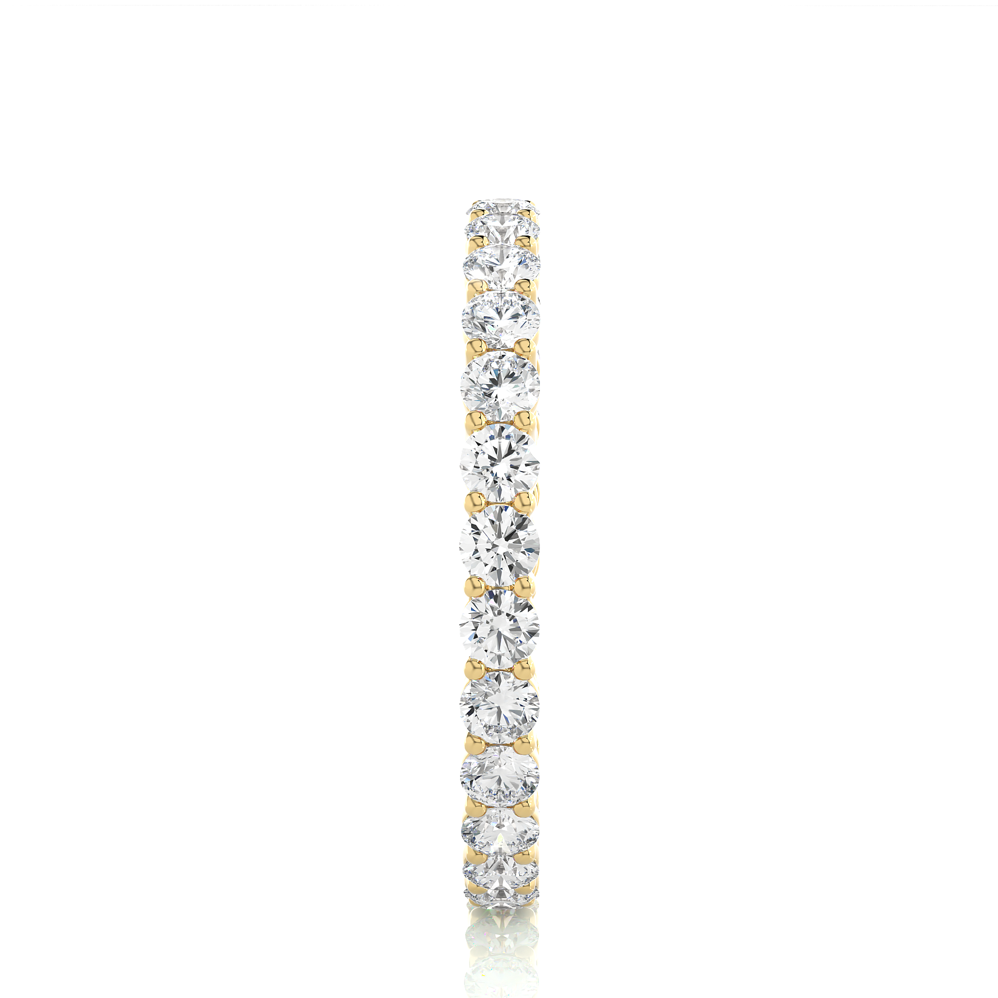 Round Cut Lab Grown Diamond Eternity Band