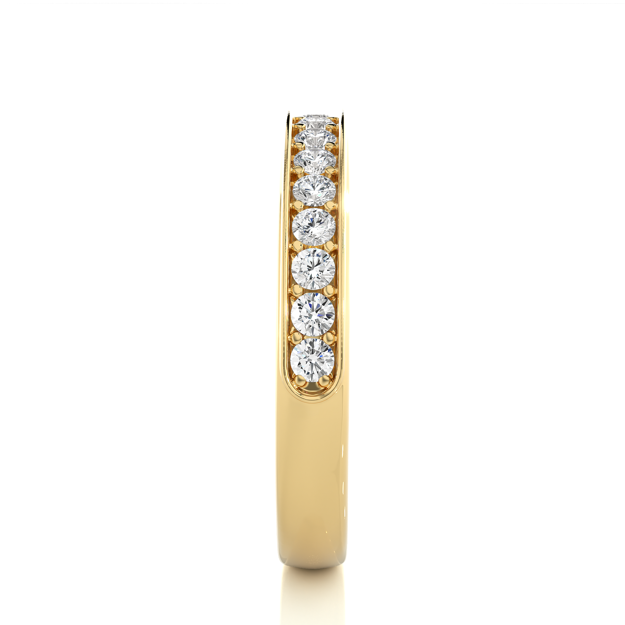 Channel Set Lab Grown Diamond Eternity Ring