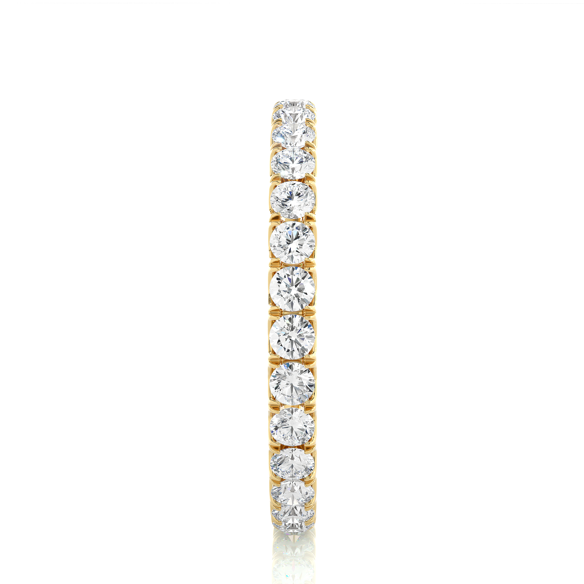 Round Cut Lab Grown Diamond Eternity Ring