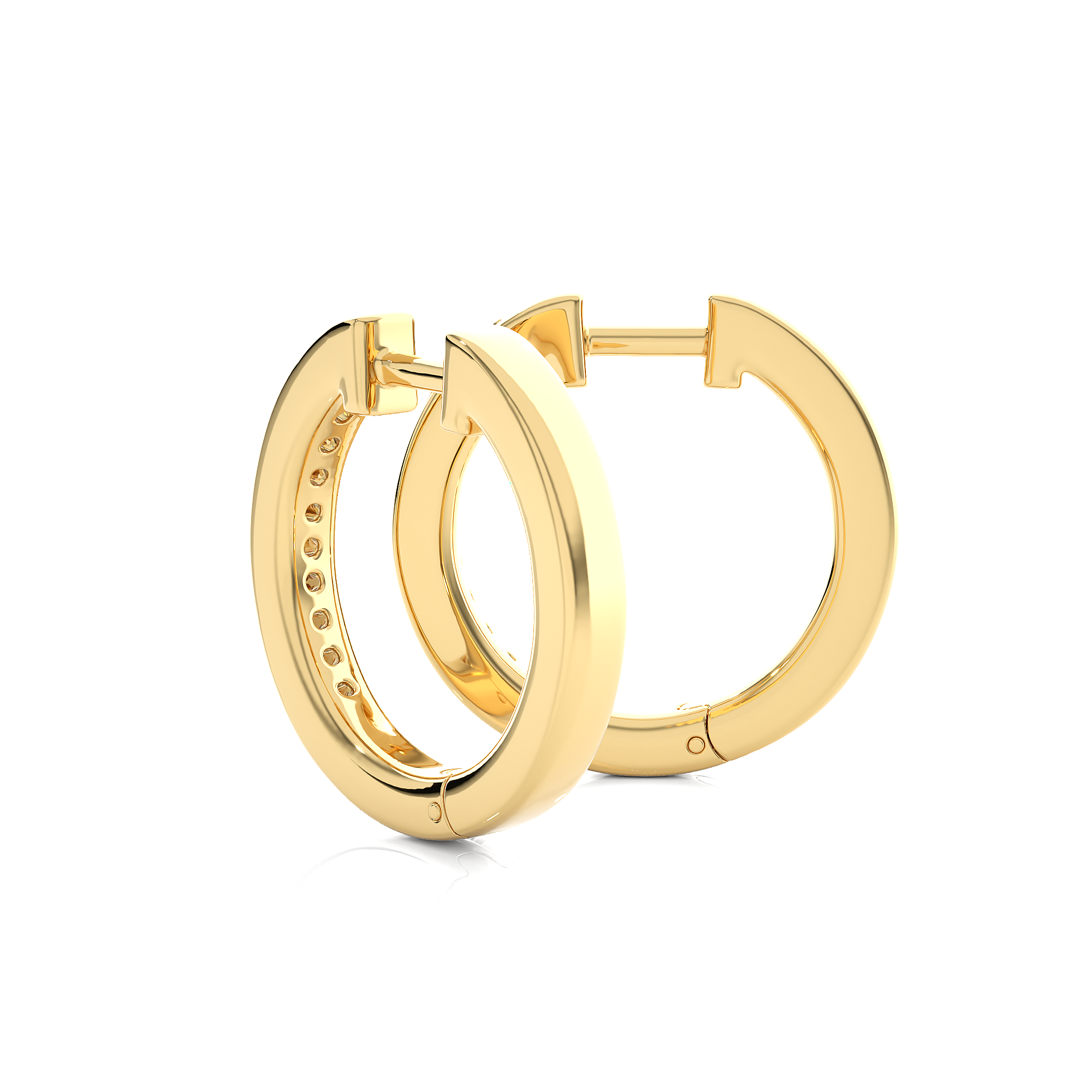 Lab-Grown Diamond Huggie Earrings