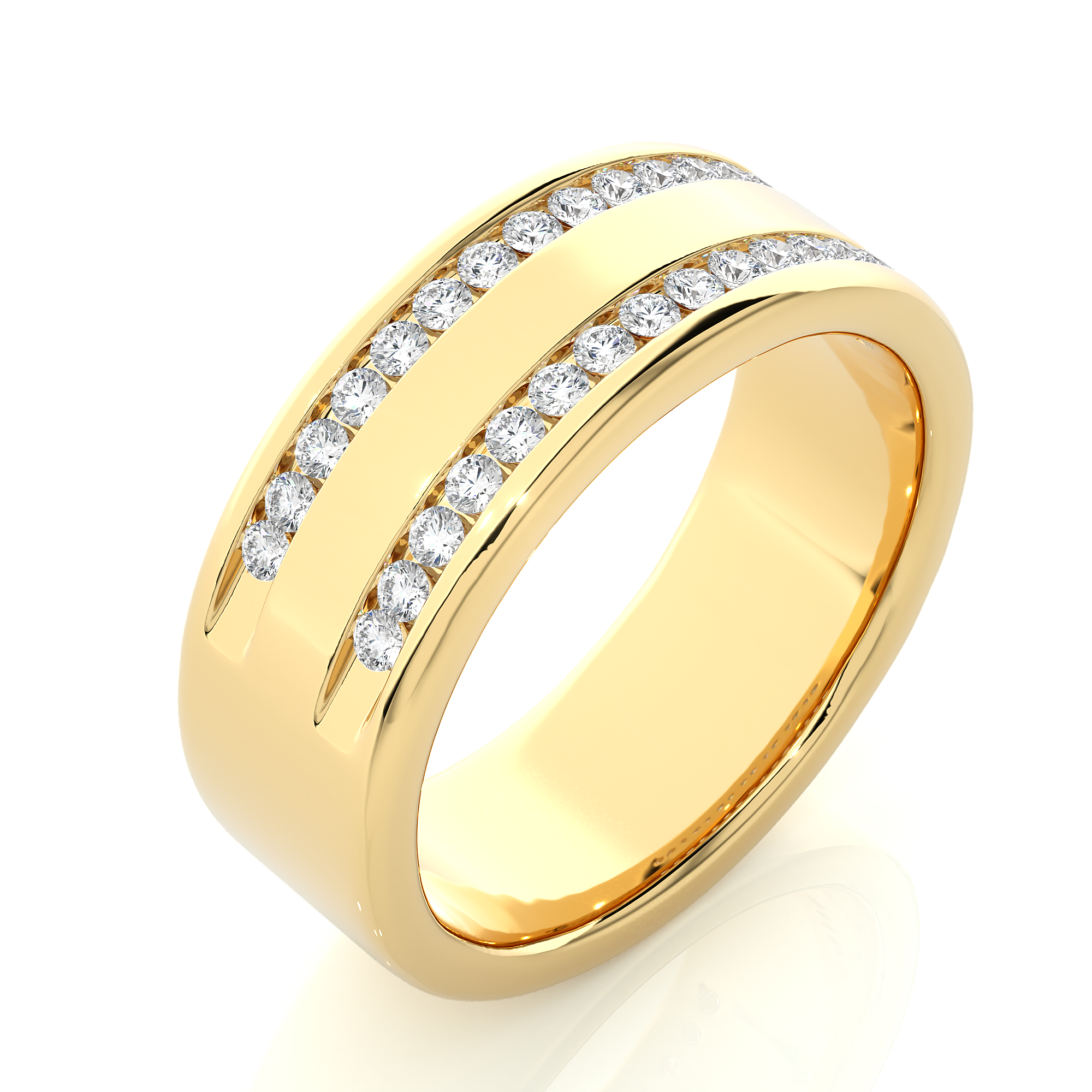 Lab Grown Diamond Luxury Men’s Wedding Band
