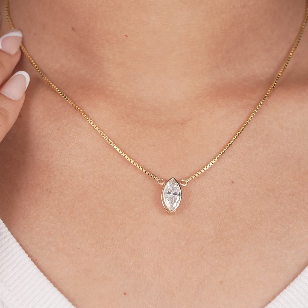 marquise-lab-grown-diamond-bezel-solitaire-pendant-necklace
