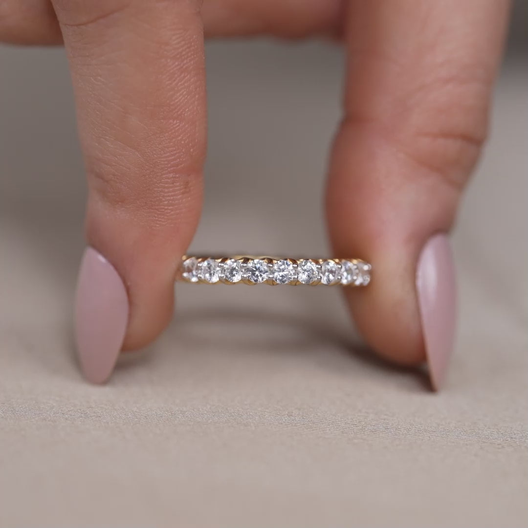 Lab Grown Diamond Eternity Wedding Ring