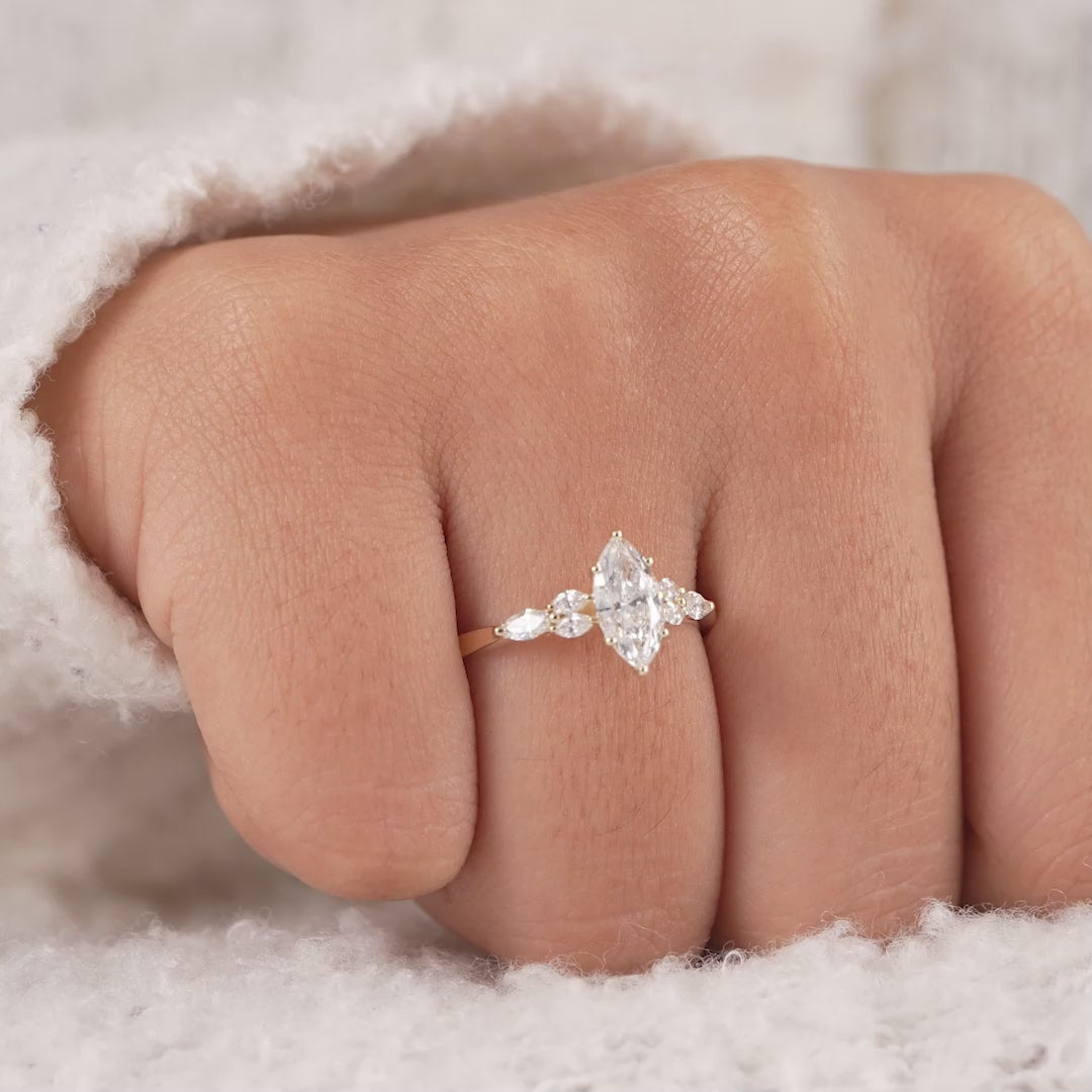 marquise-lab-grown-diamond-engagement-ring-cluster-accents