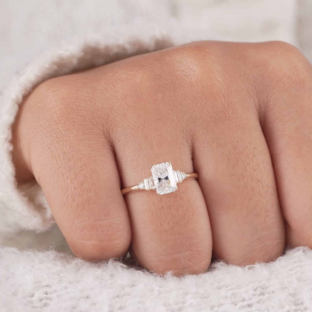 radiant-lab-grown-diamond-engagement-ring-baguette-round-side-stones